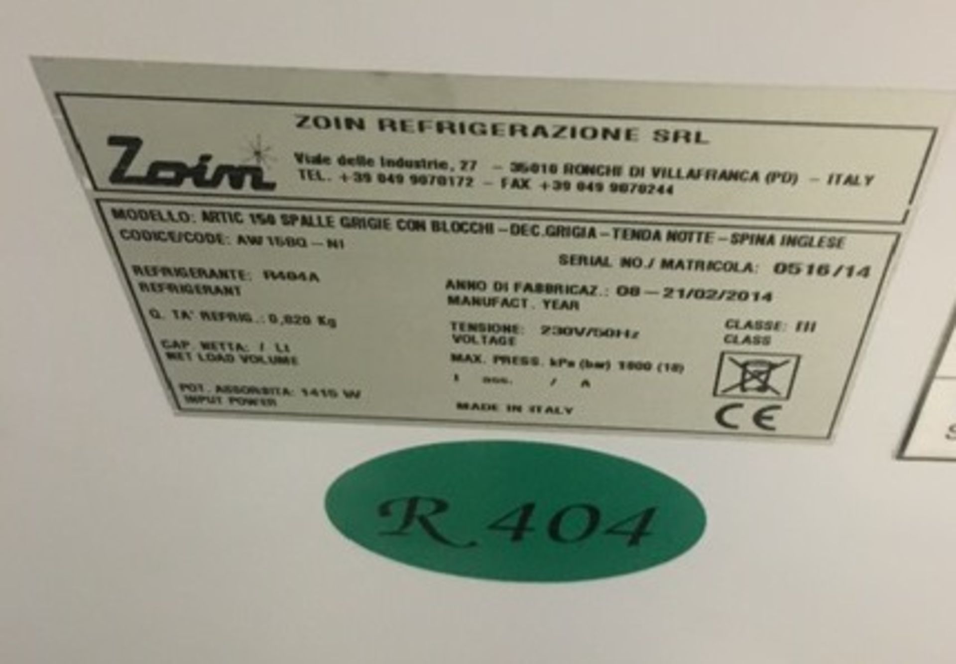 Zoin Artic 150 Chilled Multi Deck Display Chiller - Bild 5 aus 5