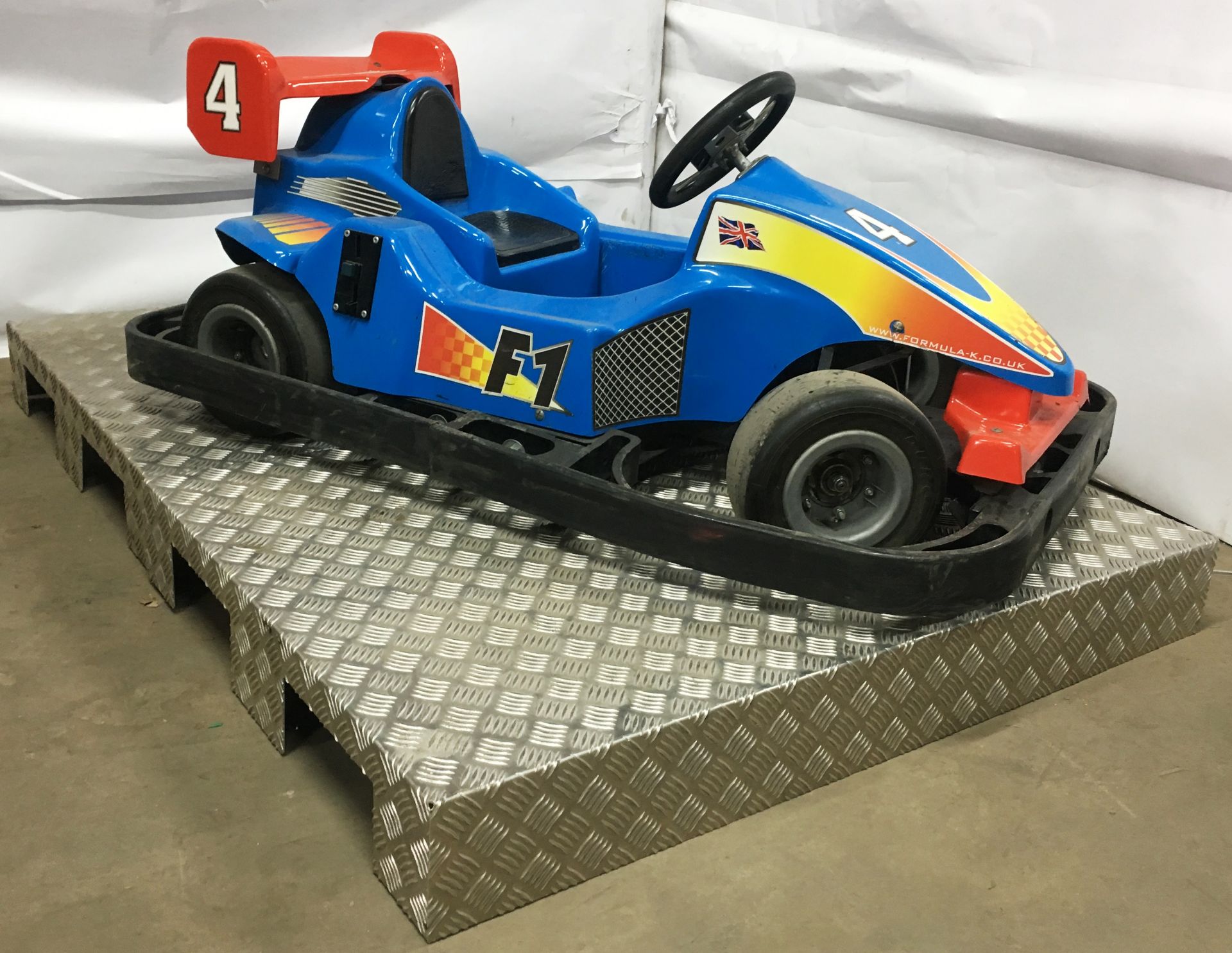 Formula K 'F1' Kids Pay & Ride Go Kart w/ Battery Charger - Image 3 of 5