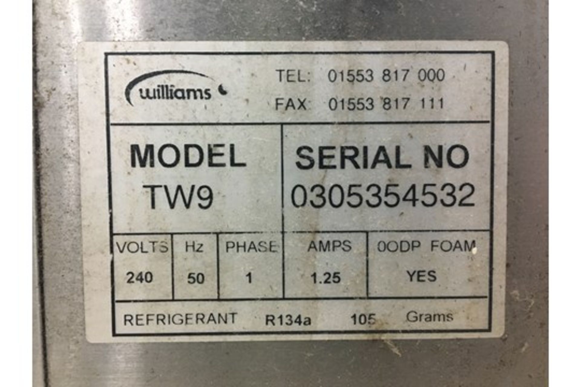 Williams TW9 Refrigerated Preparation Well - Image 4 of 4