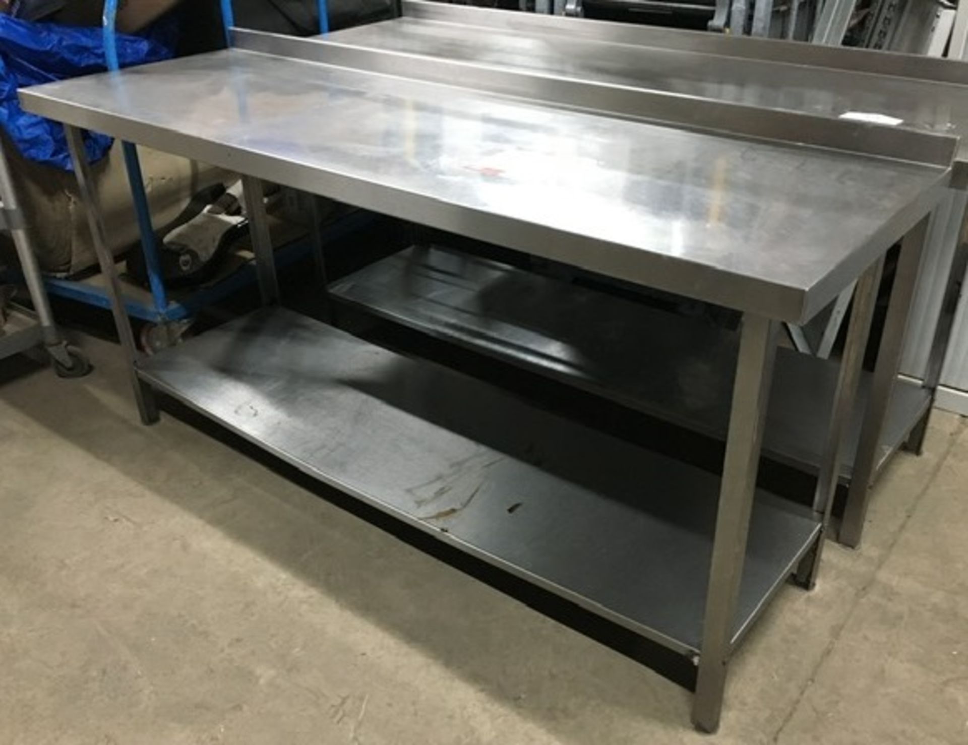 Stainless Steel Preparation Table W/ Undershelf