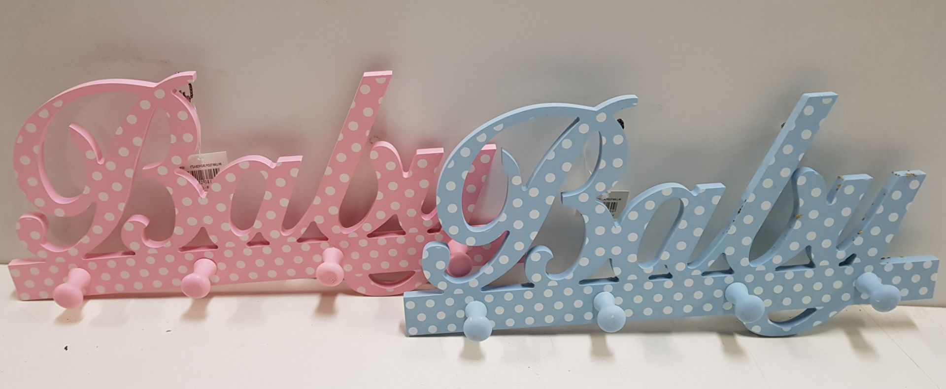 24 x Baby Polka Dot Wall Hook