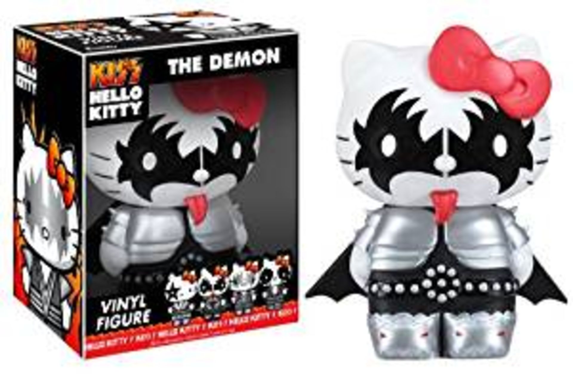25 x Hello Kitty 'The Demon' Kizz themed vinyl figure