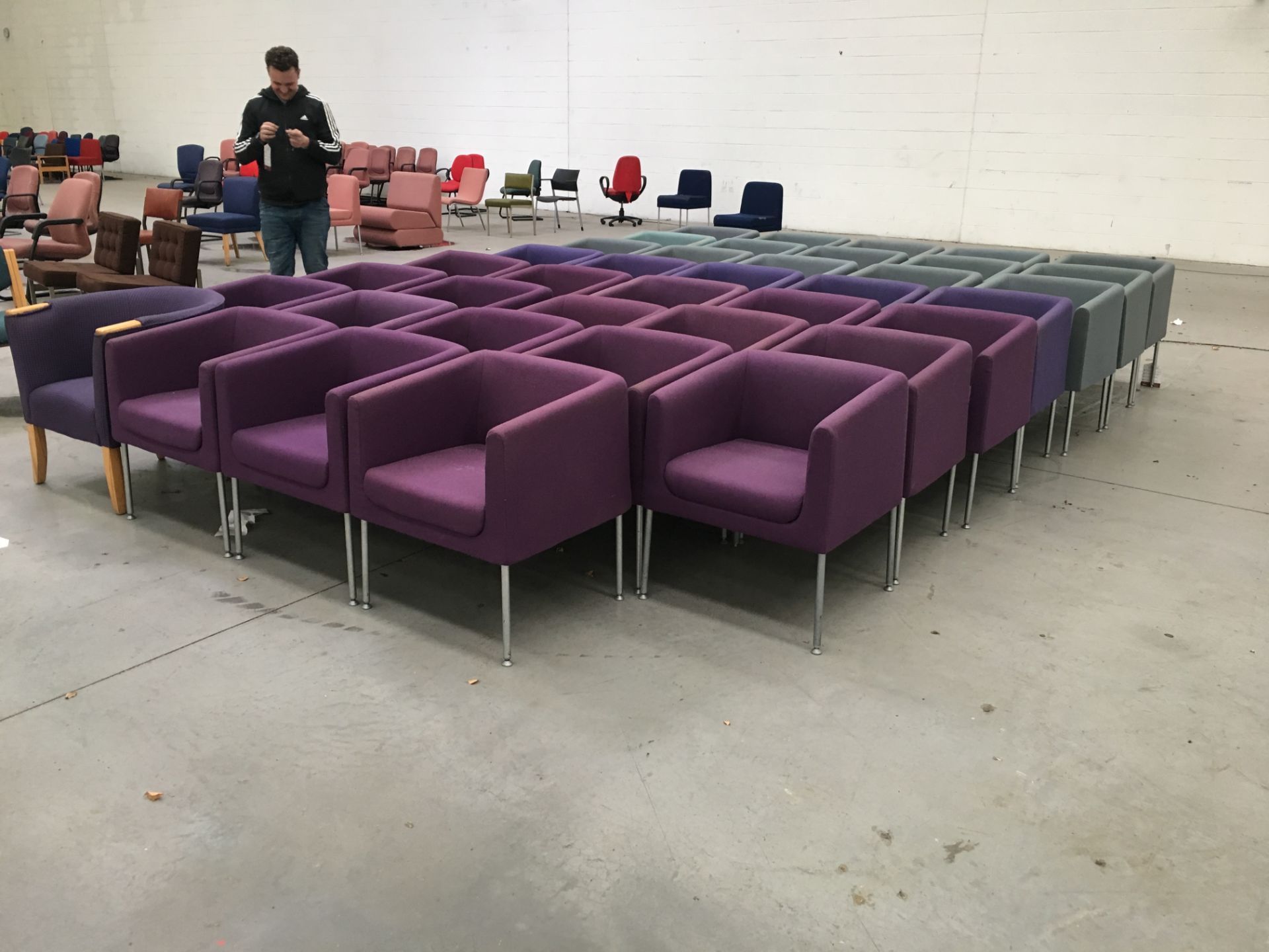 39 x Tub chairs. See description - Image 3 of 3