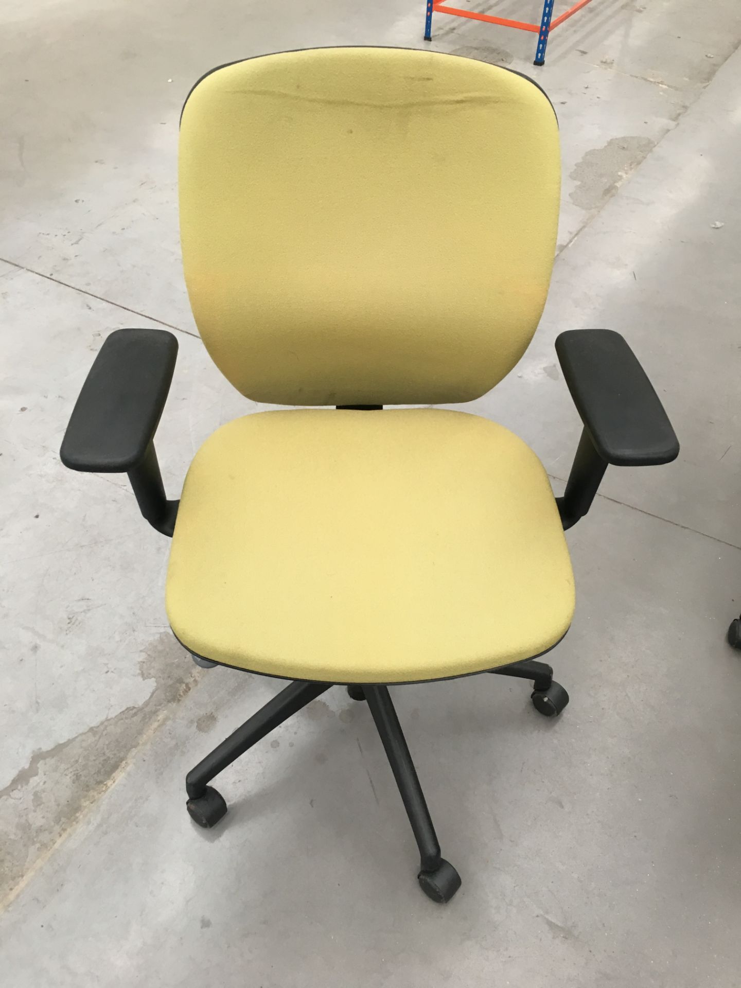 18 x Height adjustable typist chairs with arms - Image 2 of 2