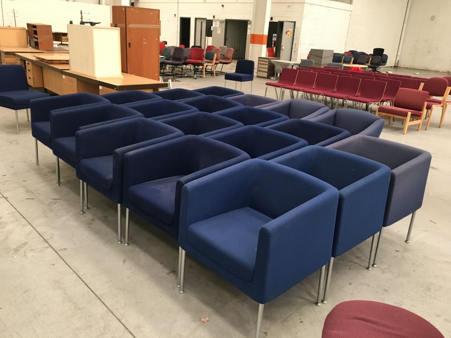 38 x Tub chairs. See description