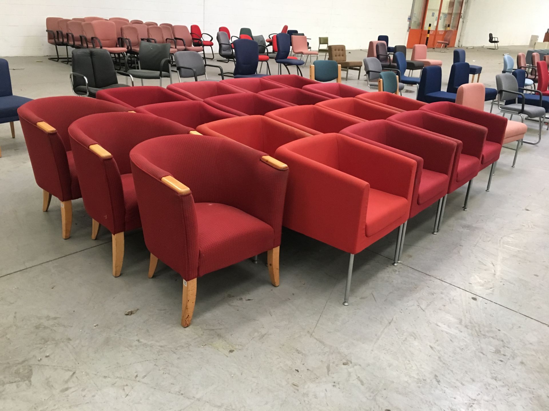 38 x Tub chairs. See description - Image 3 of 3