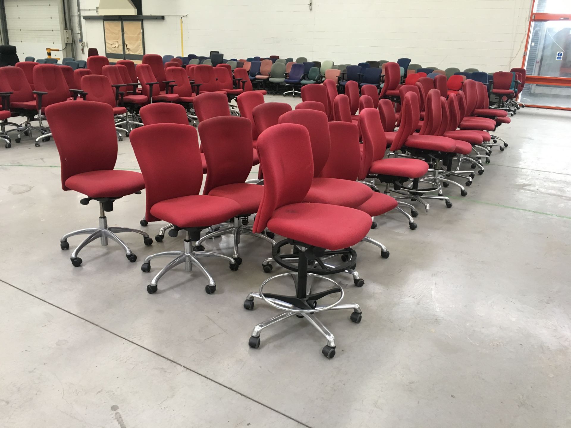 34 x Boss height adjustable typist chairs - Image 2 of 2