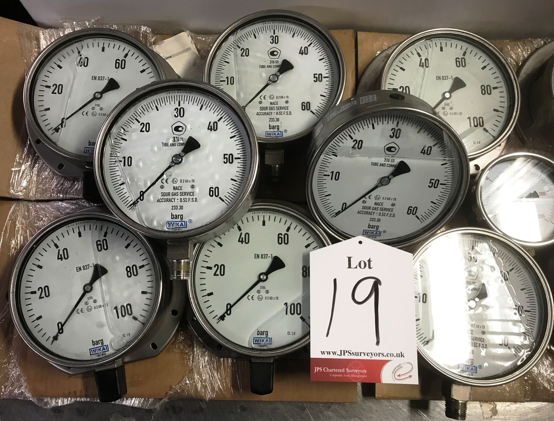 11 x Various Wika pressure gauges - as pictured - Image 3 of 3