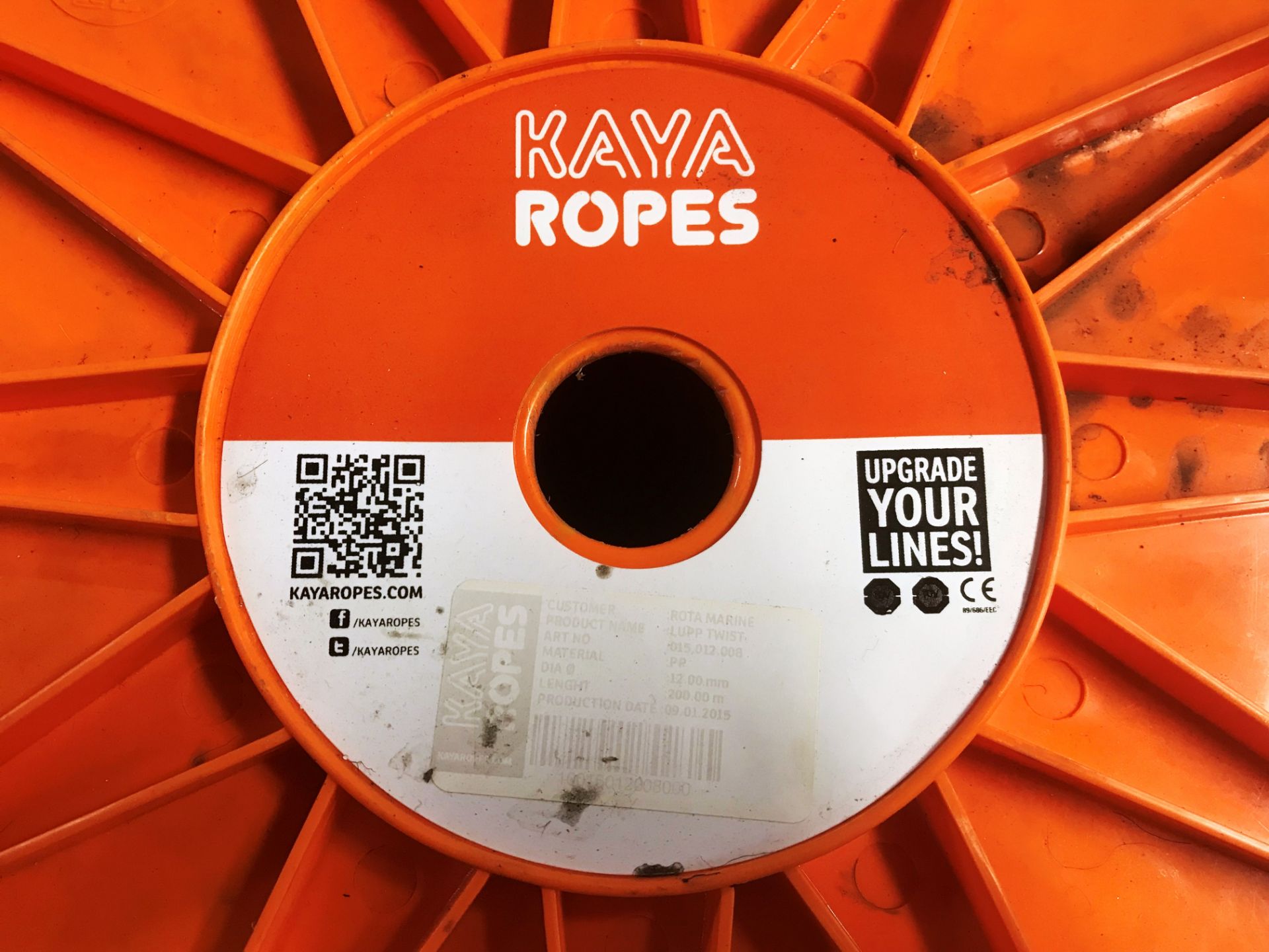 Part roll of Kaya Ropes lupp twist rope - 12mm Dia - Full length 200m - Image 2 of 3