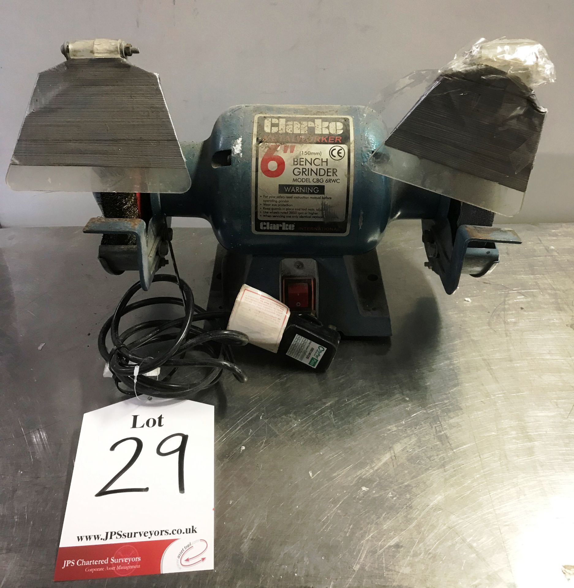 Clarke 6" CBG 6RWC double ended bench grinder