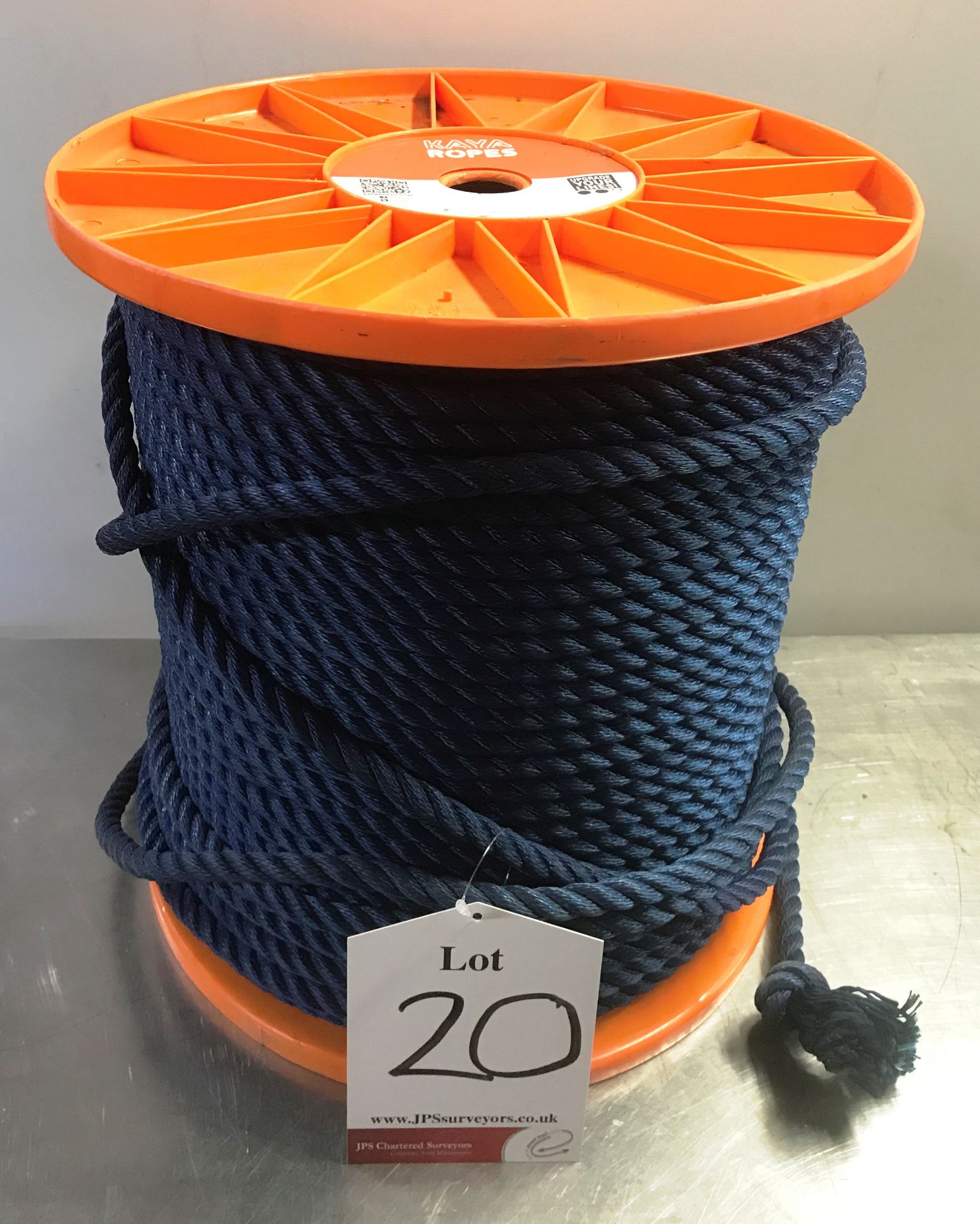 Part roll of Kaya Ropes lupp twist rope - 12mm Dia - Full length 200m