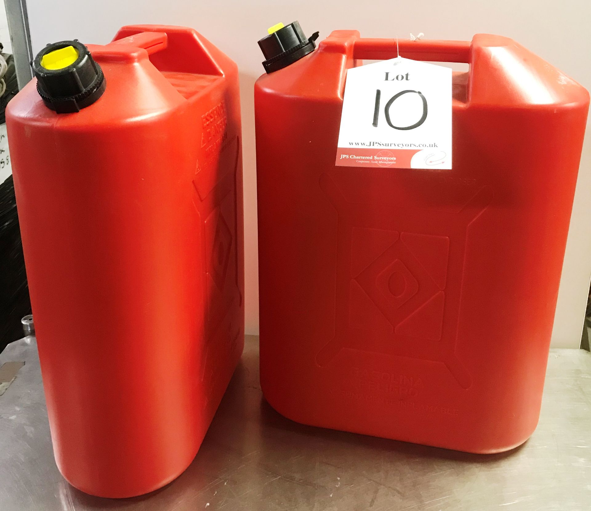 4 x Various fuel jerrycan's - 2 x 18ltr / 2 x 22ltr - Image 3 of 3