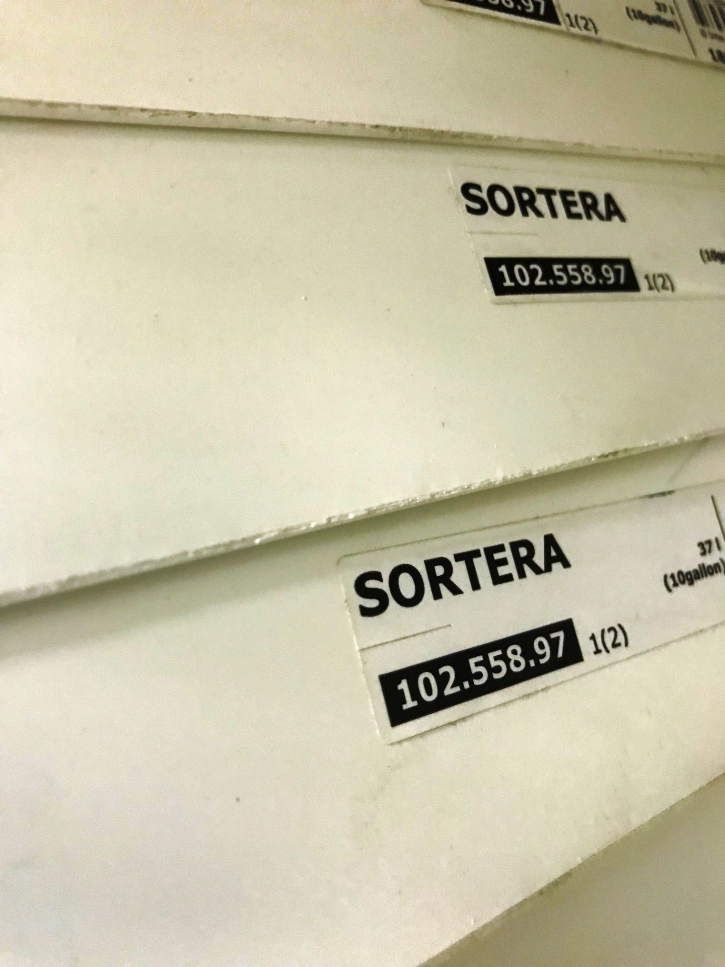 22 x Ikea Sortera bins w/ lids - Various sizes - Image 5 of 5