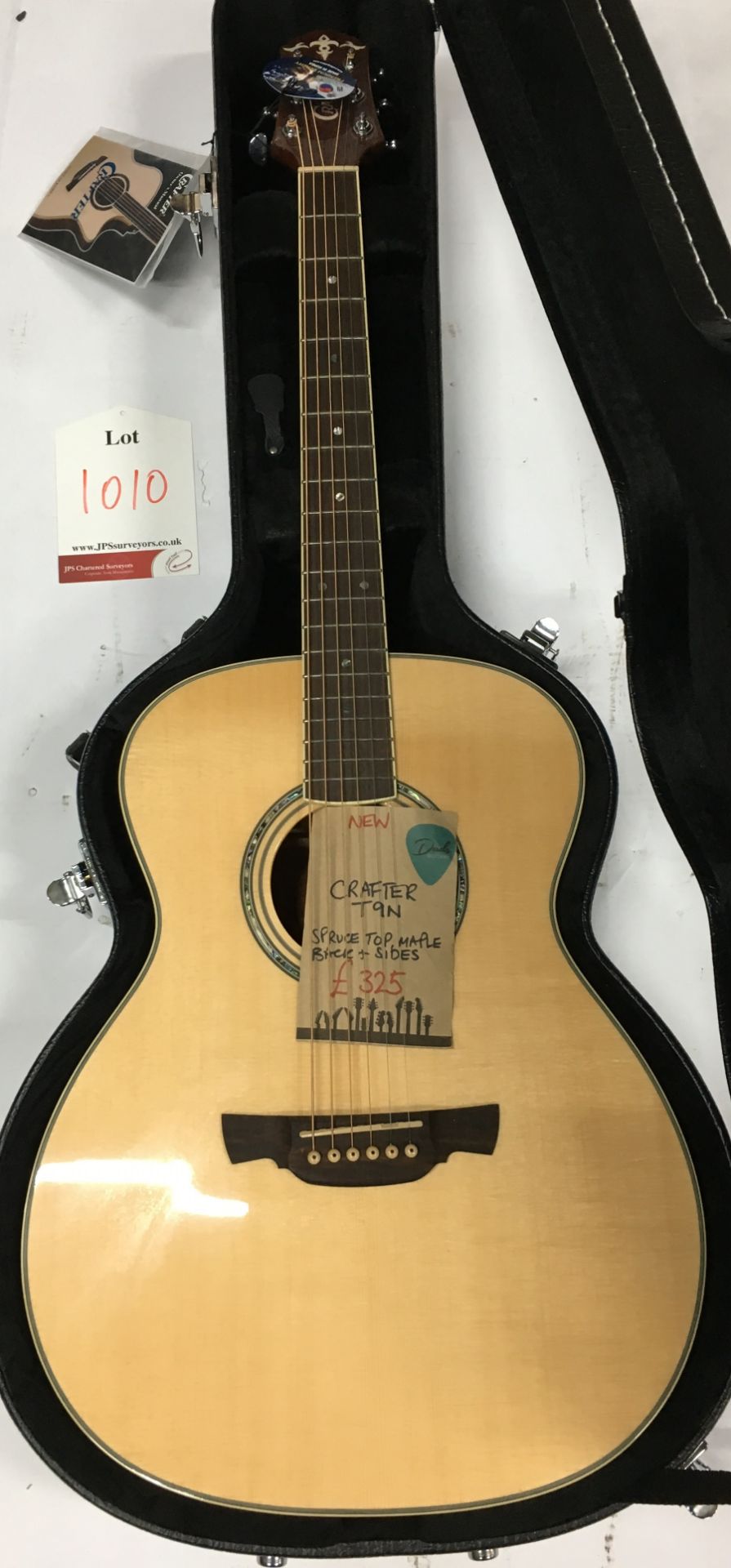 Crafter T9N Spruce Top Mable Back & Sides Acoustic Guitar | In Case | New | RRP £325 - Image 2 of 3
