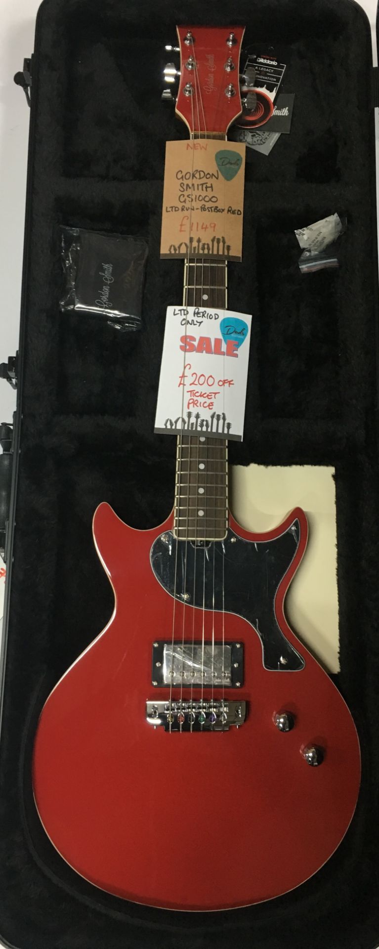 Gordon Smith GS1000 Electric Guitar in Postbox Red | RRP £1,149 - Image 2 of 3