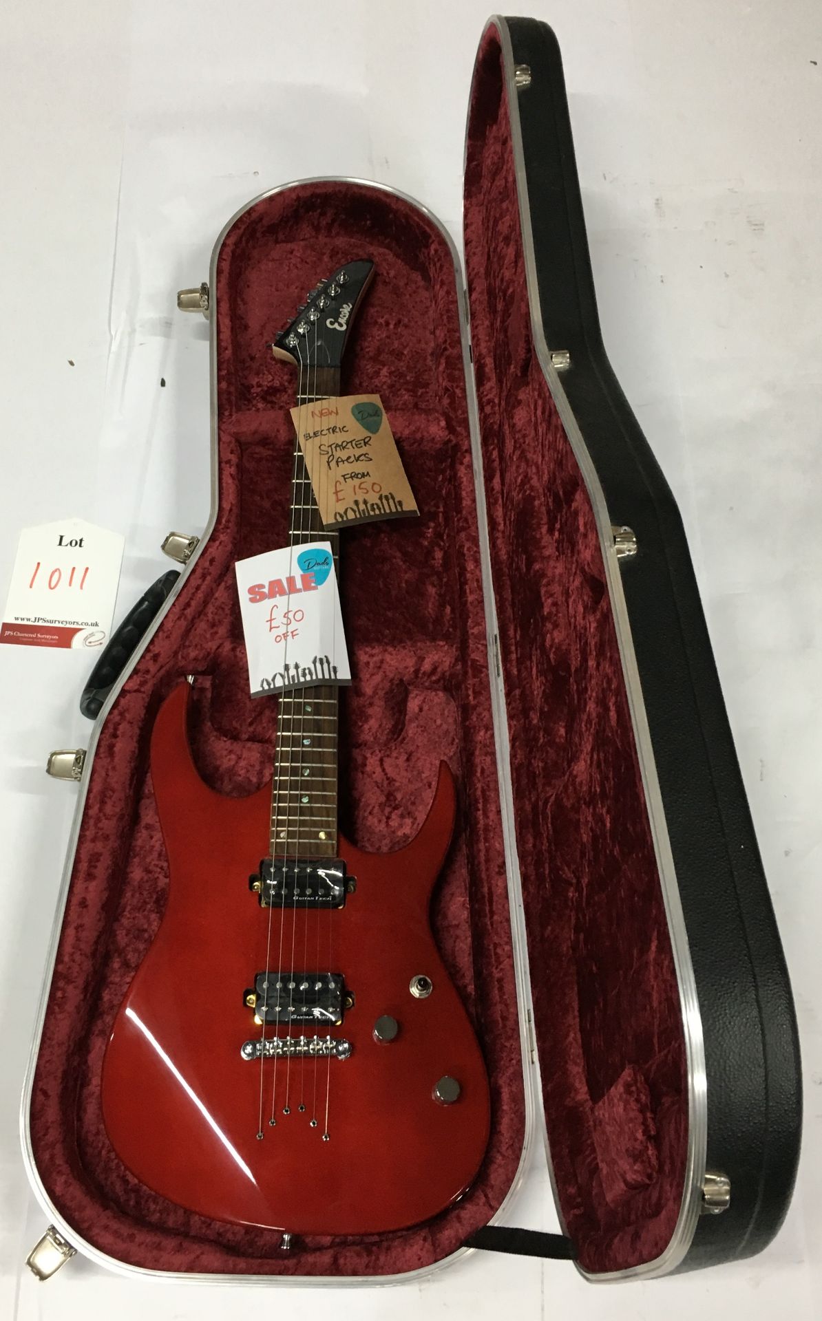 Encore Red Electric Guitar | In Case |New | RRP £150