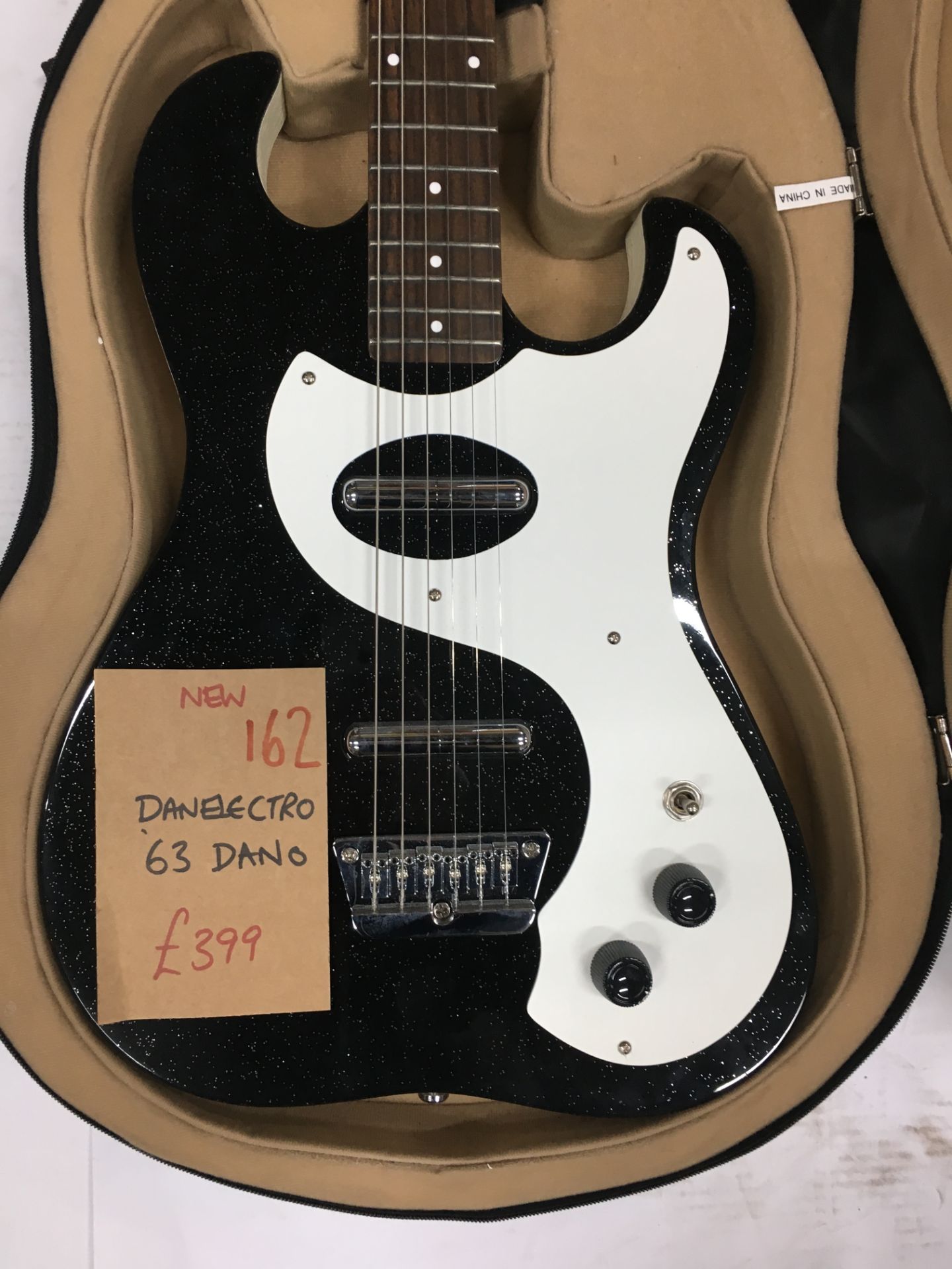 Danelectro '63 Dano Electric Guitar in Black Sparkle | RRP £399 - Image 3 of 4