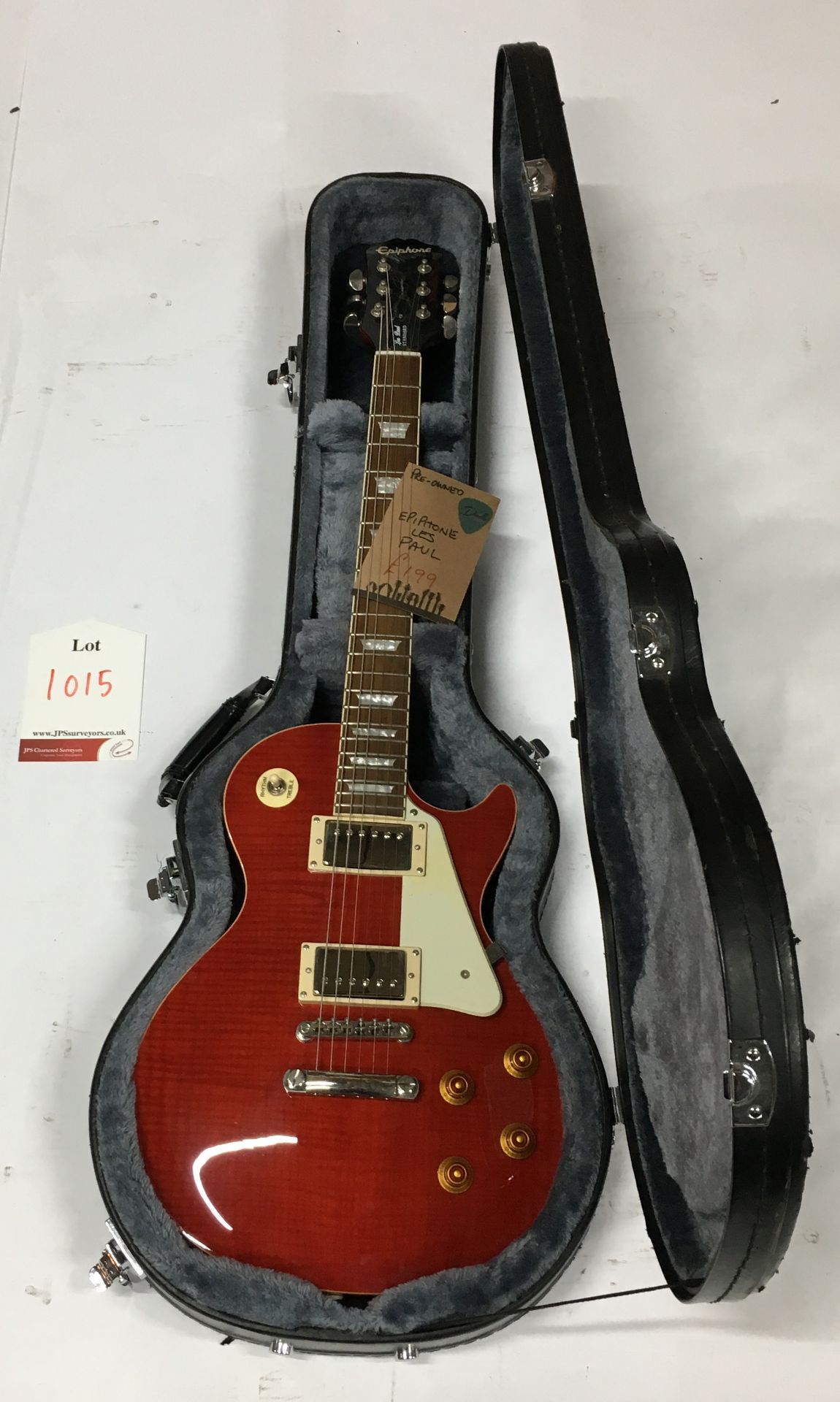 Les Paul Epiptone Electric Guitar in Red | In Case | Pre-owned | RRP £199