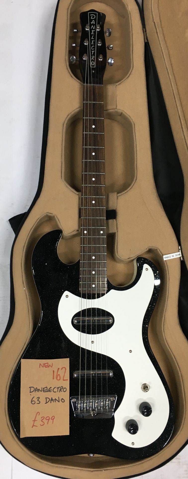 Danelectro '63 Dano Electric Guitar in Black Sparkle | RRP £399 - Image 2 of 4