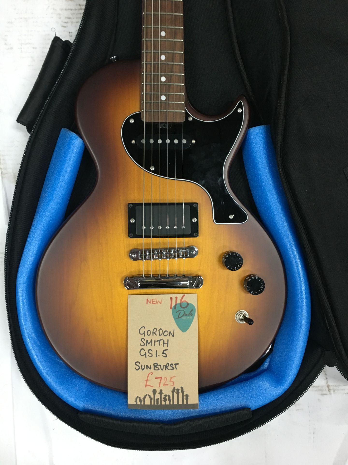 Gordon Smith GS1.5 Electric Guitar in Tobacco Sunburst | RRP £725 - Image 3 of 4