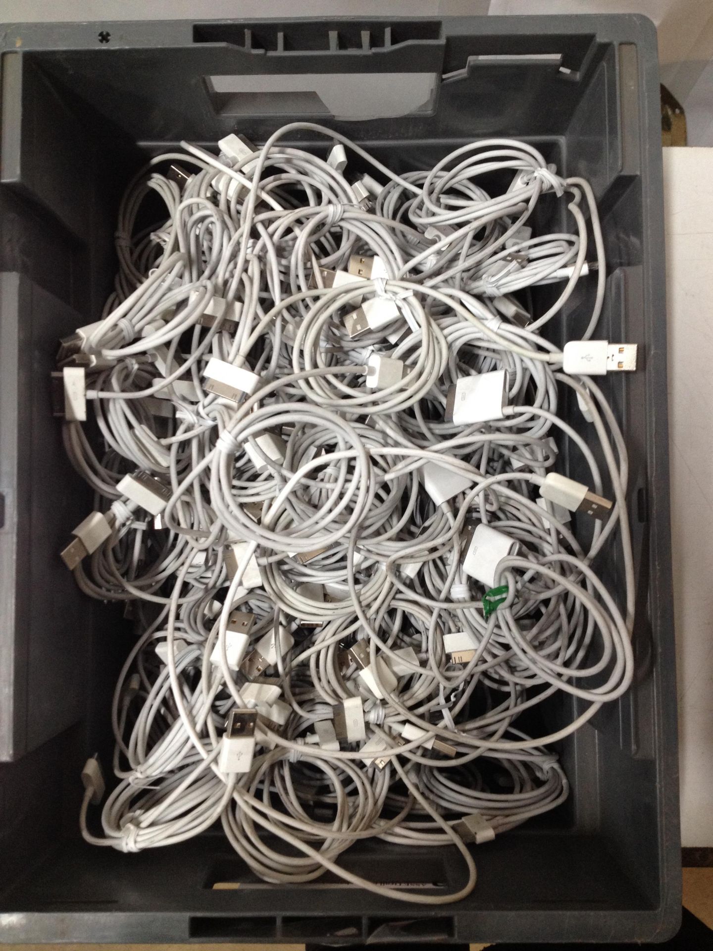 Quantity of iPhone Chargers as Per Pictures