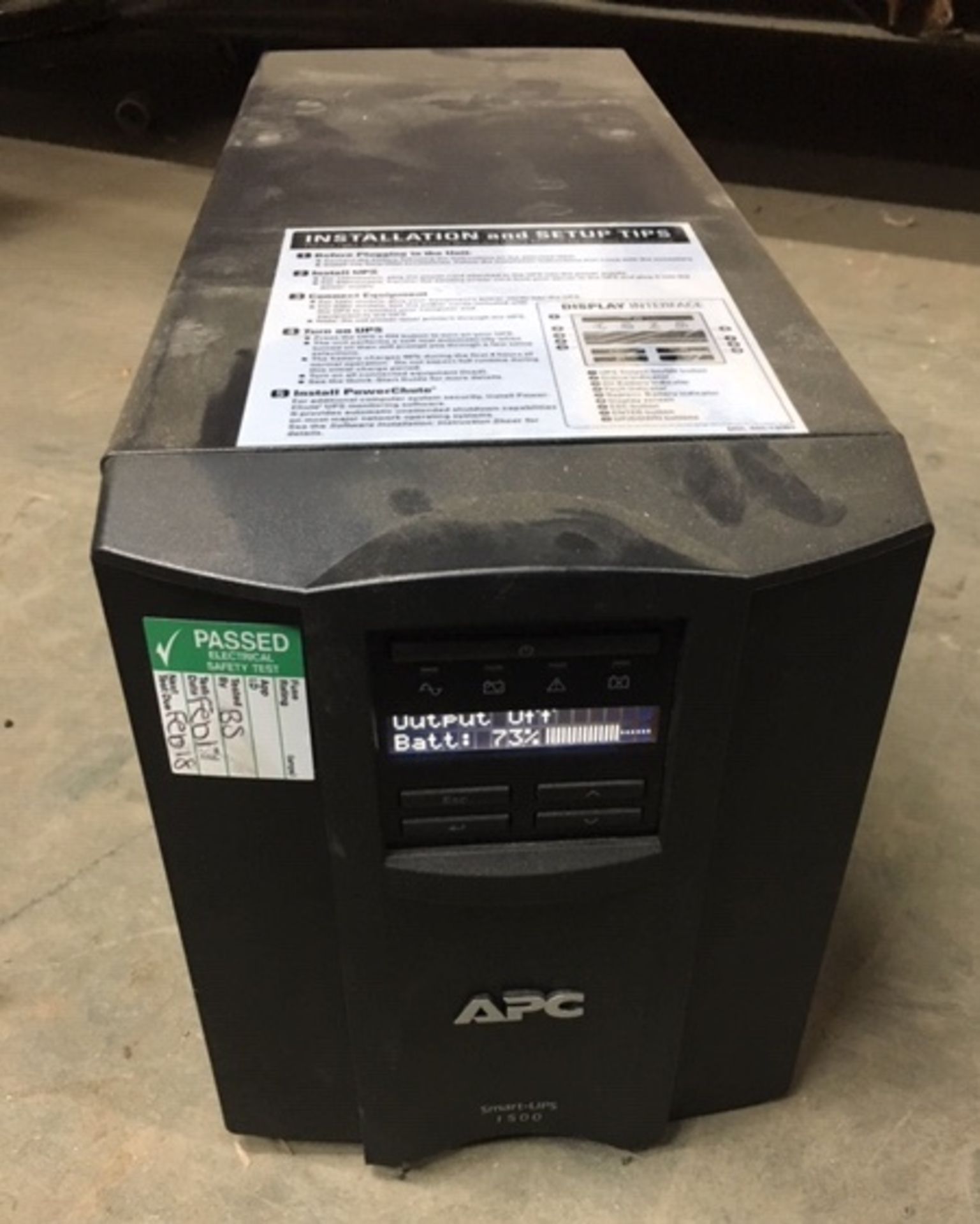 APC Smart-UPS 1500 Uninterruptible Power Supply