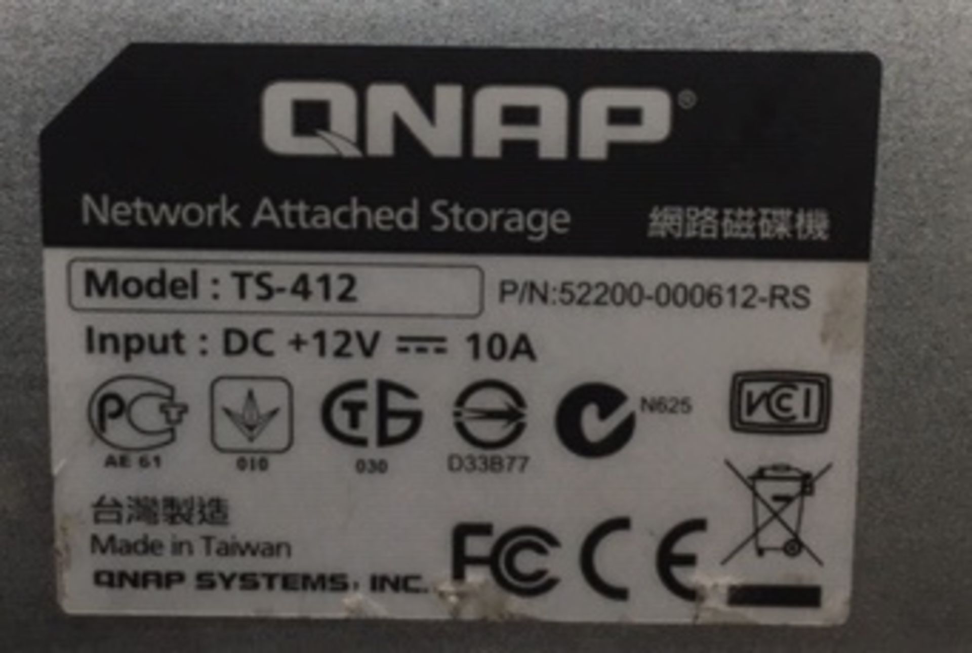 QNAP TS-412 Digital Home Series All-in-One Turbo NAS Server (Incomplete) - Image 4 of 4