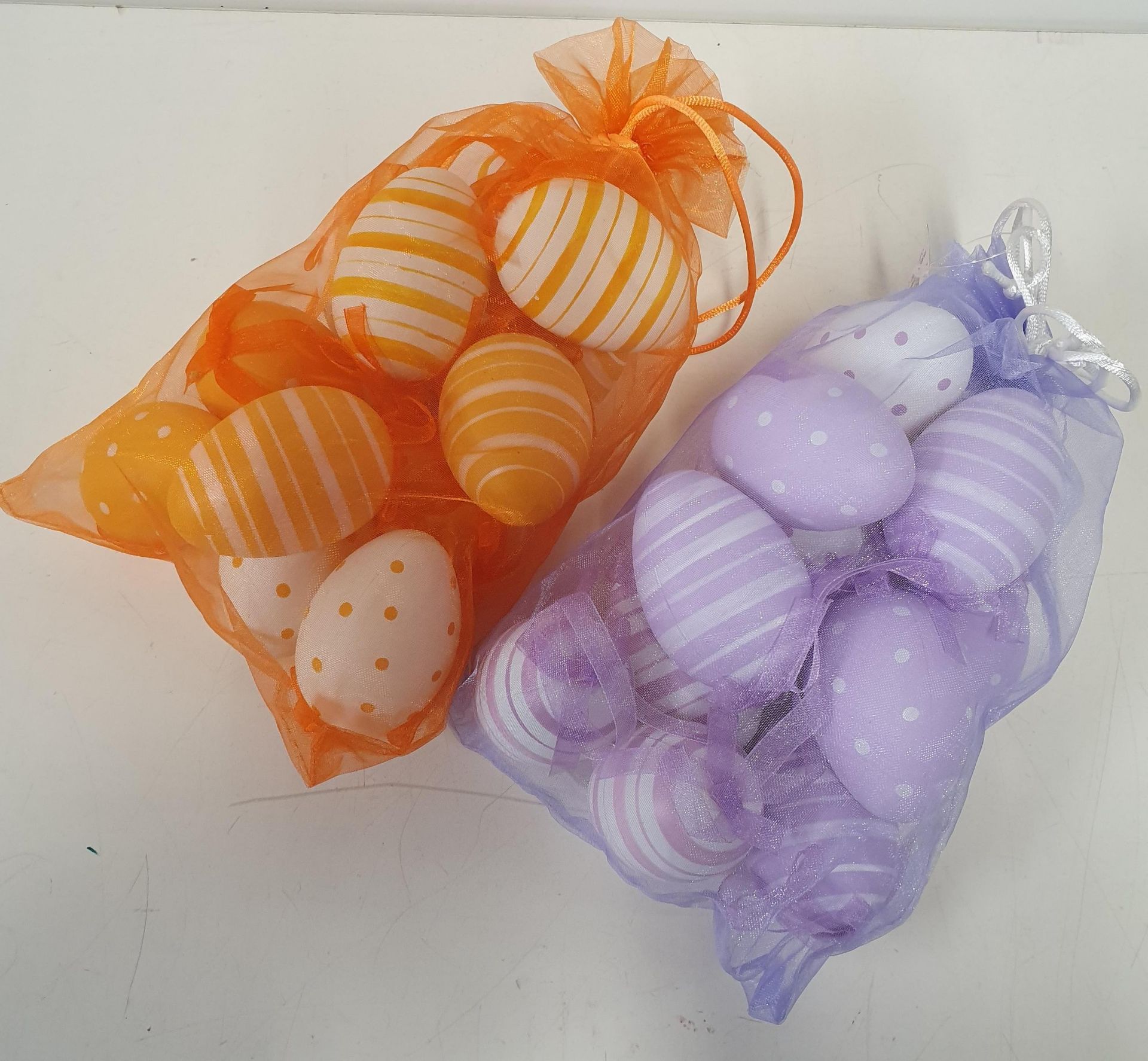9 x 12 Decorative Hanging Easter Eggs in Irridescent Voile Gift Bag