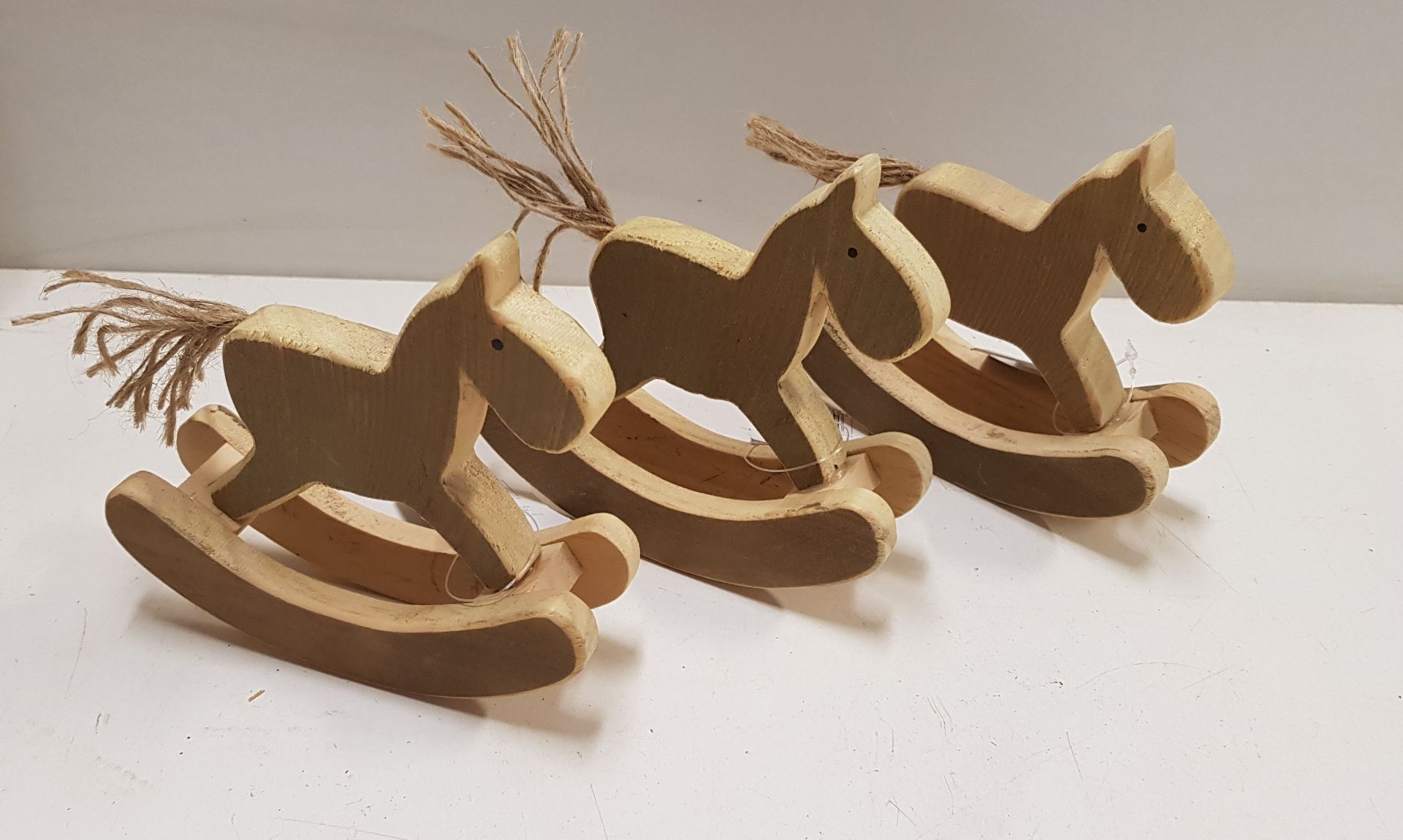 45 x Wooden rocking horses RRP £222.75