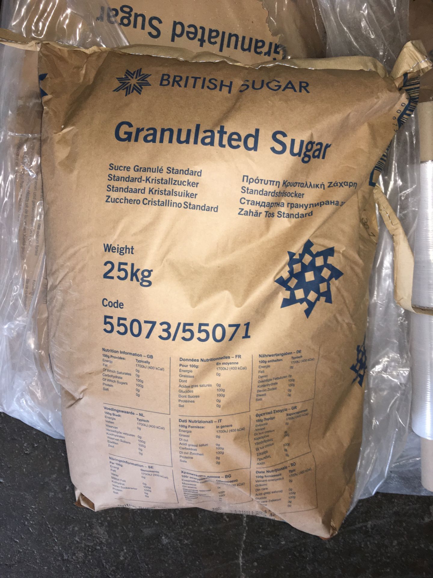 13 x 25kg Bags of Granulated Sugar - NO EXPIRATION DATE - Bild 2 aus 2