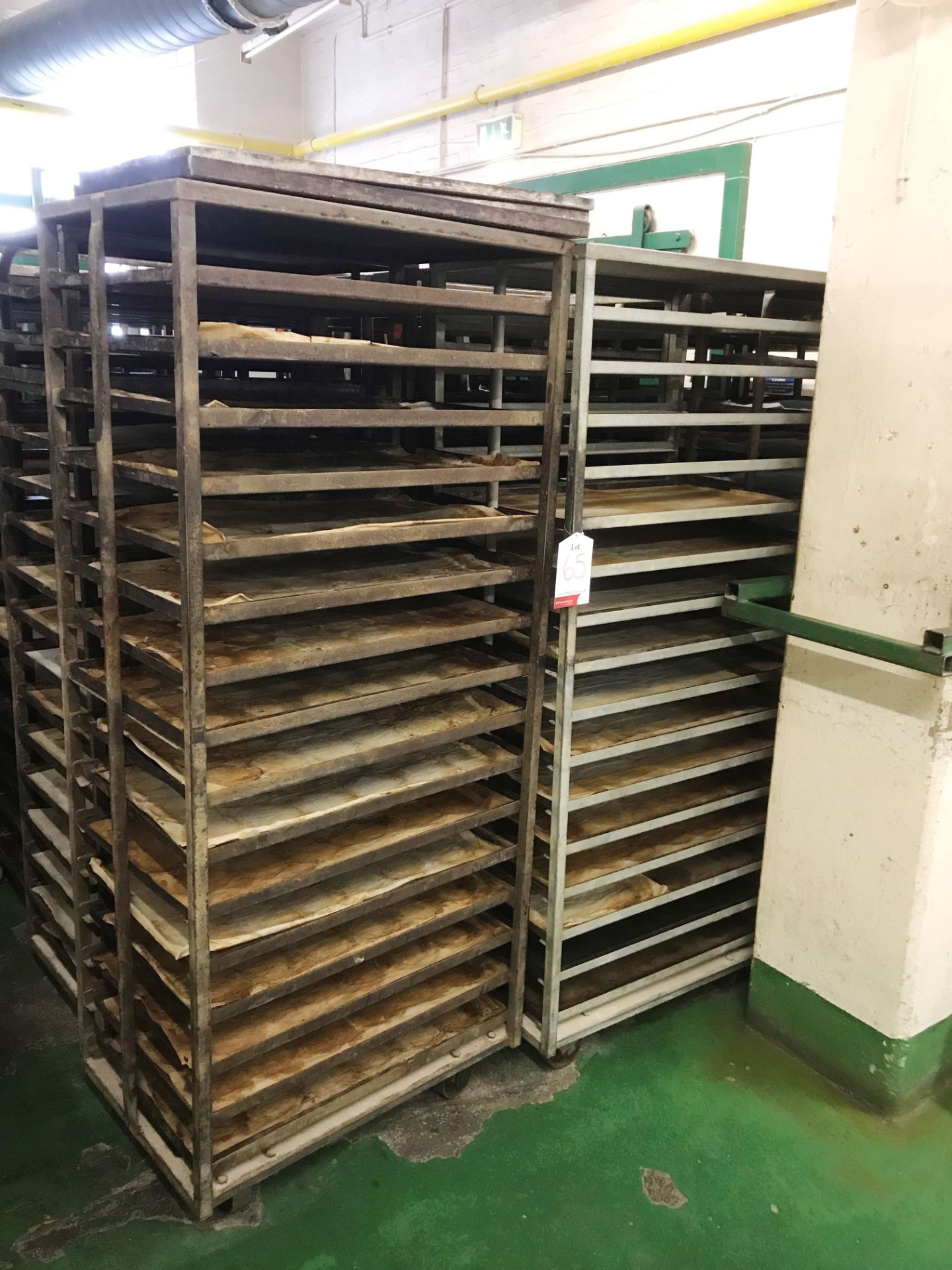 12 x Various Bakery Racks & Trays - As Pictured