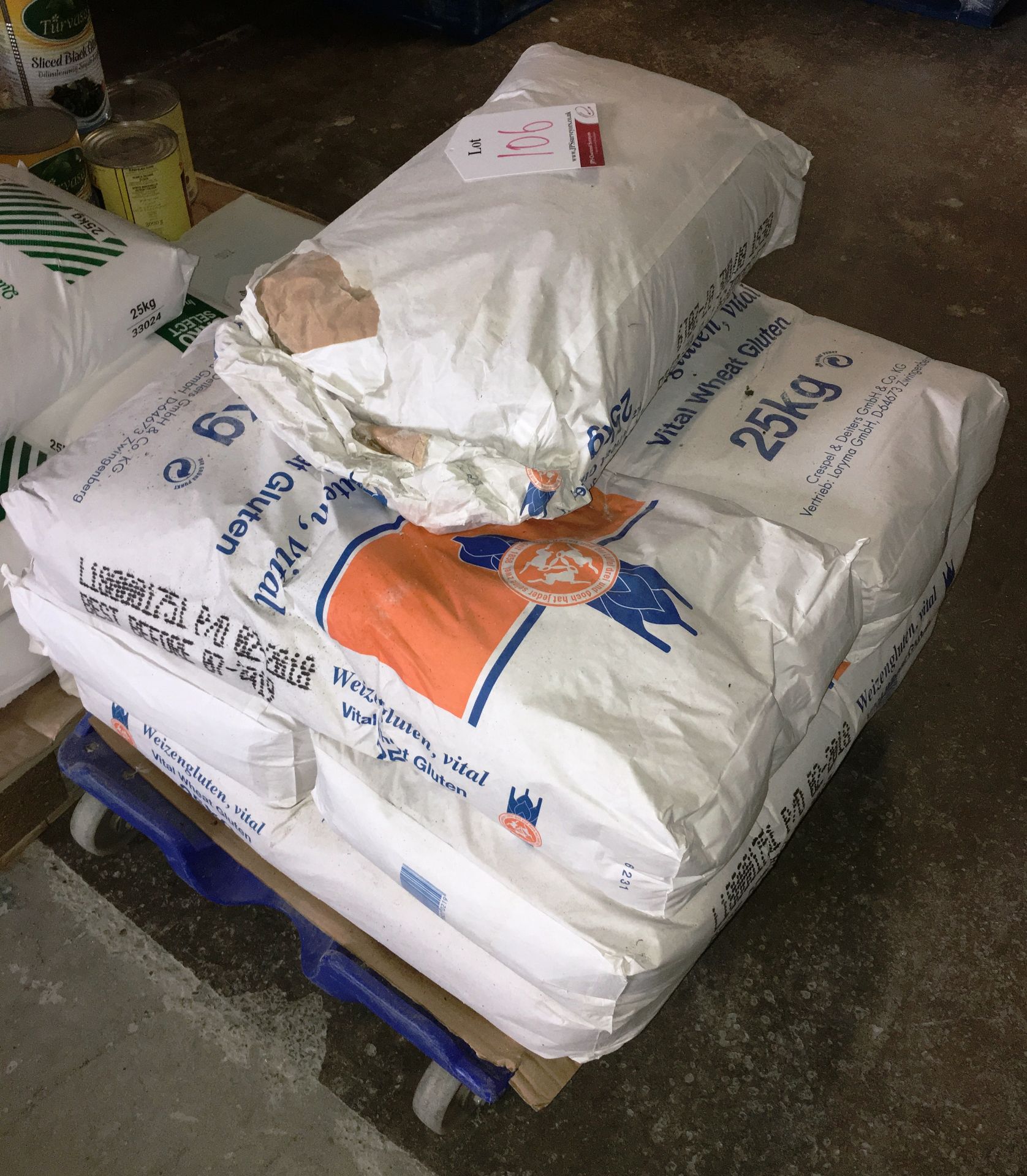 6 x 25kg Bags of Crespel & Deiters Vital Wheat Gluten