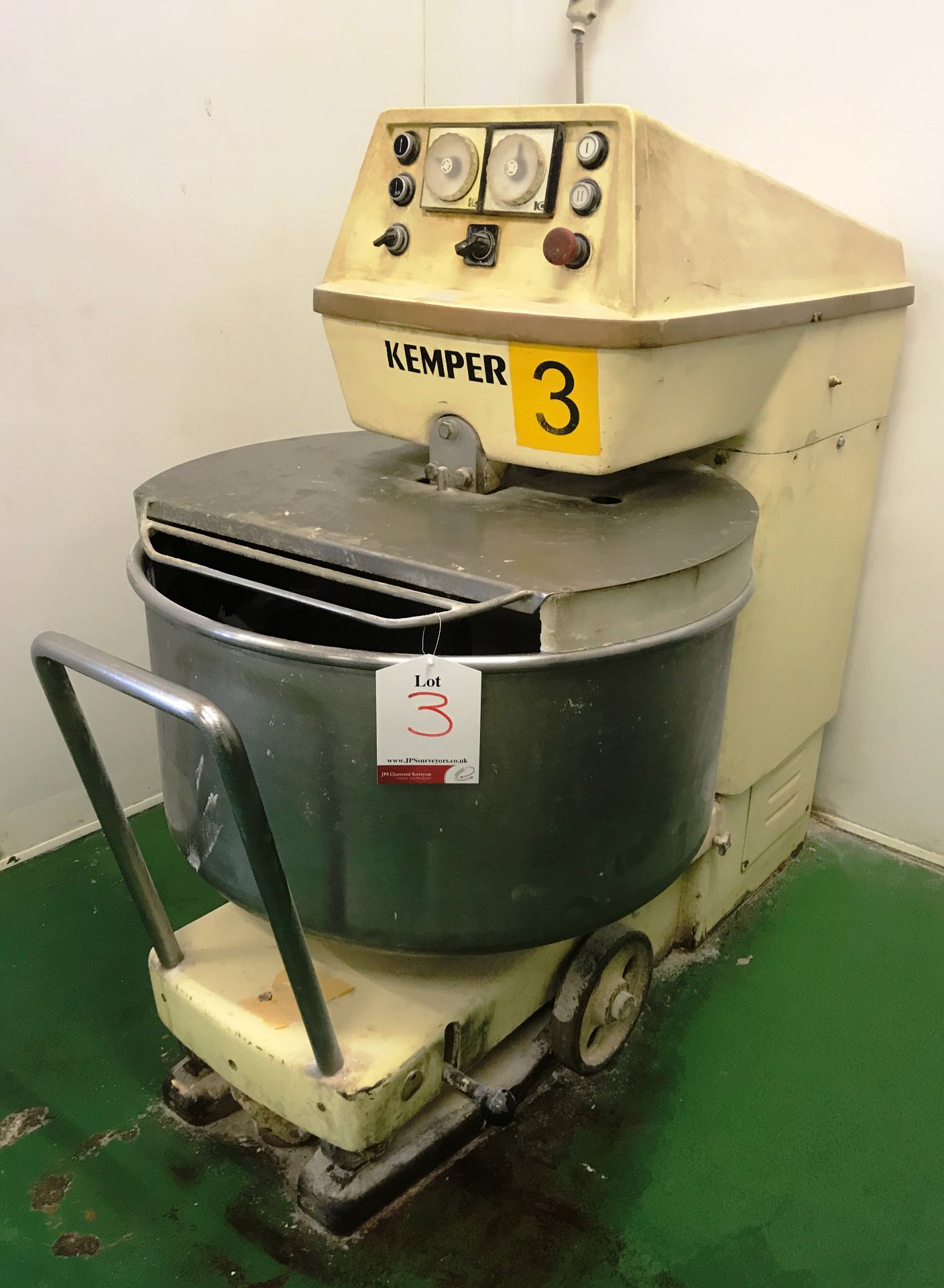 Kemper 3 Spiral Mixer w/ Removable Bowl | Advised 64kg & YOM: 2003 - Bild 2 aus 3
