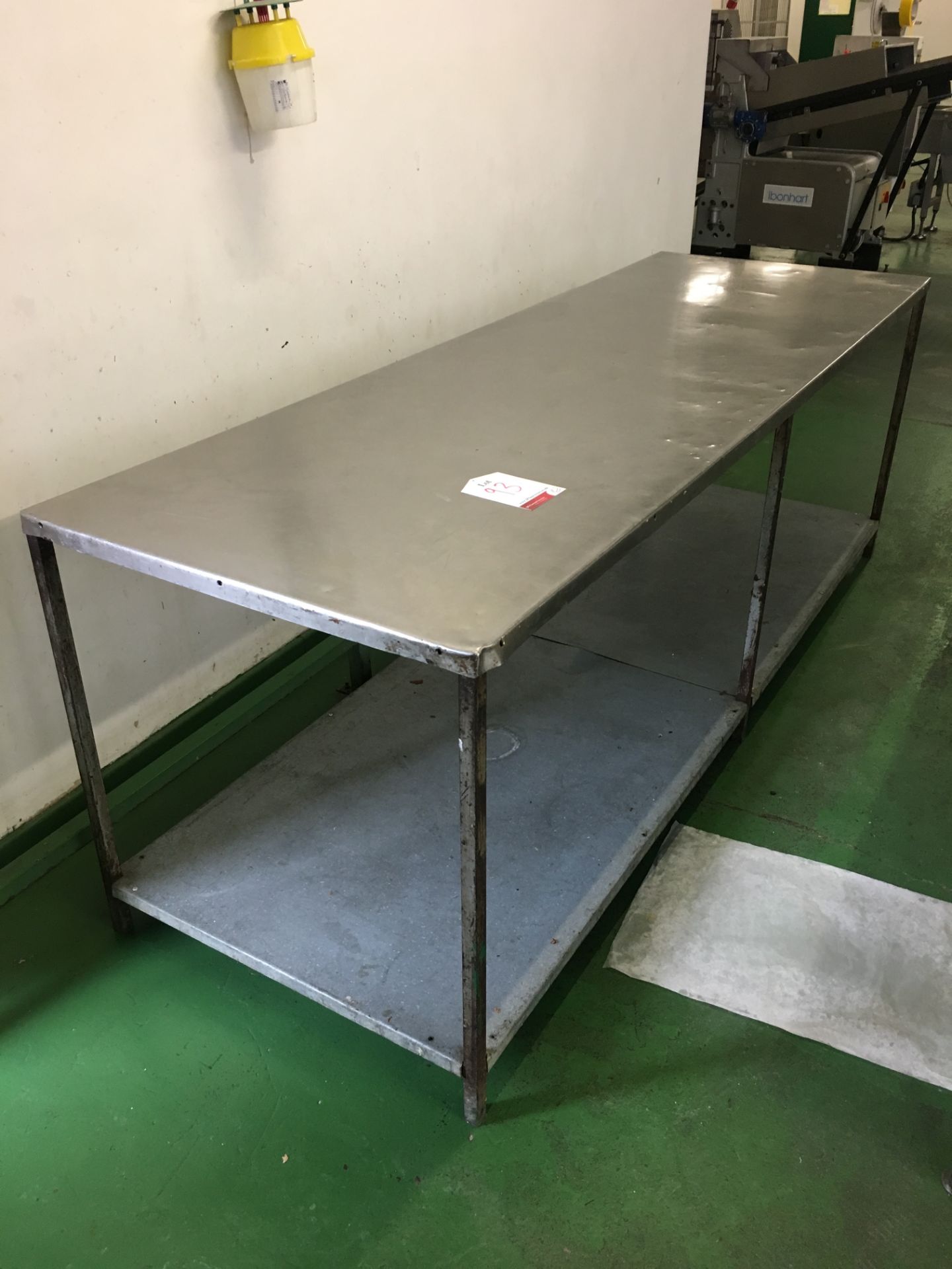 Stainless Steel Preparation Table w/ Undershelf - 240cm x 80cm x 85cm - Image 2 of 2