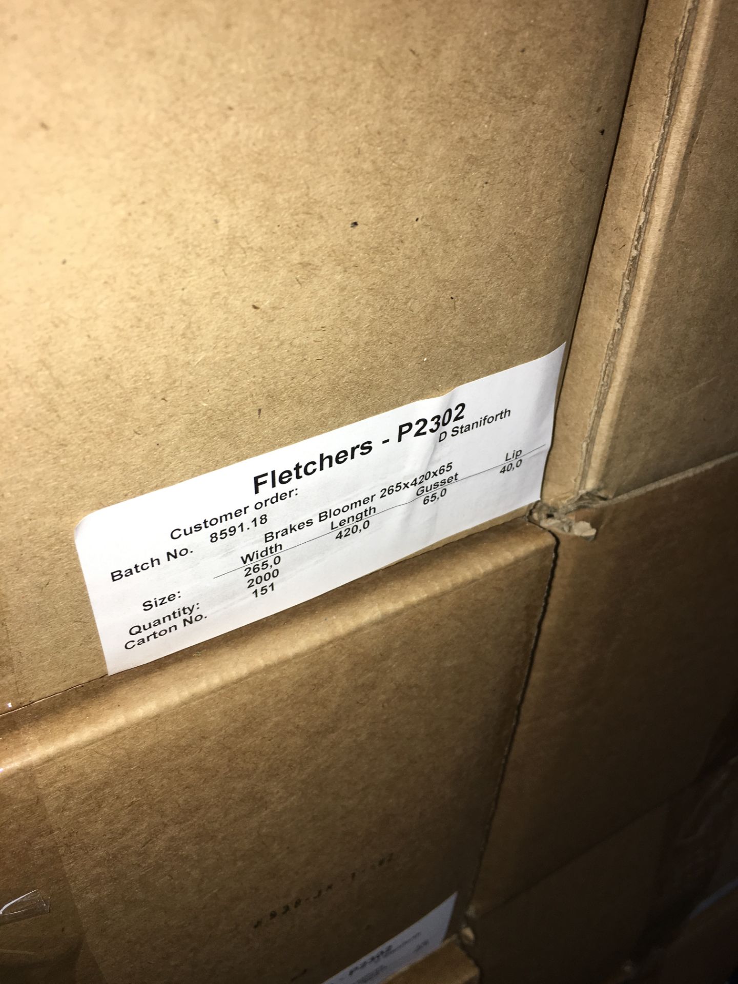 50 x Boxes of Fletchers P2302 Plastic Packaging Bags - 2000 per Box - Bild 3 aus 4