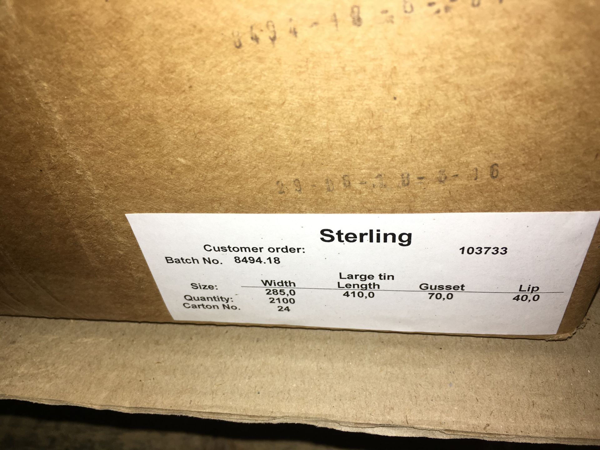 6 x Boxes of Sterling Plastic Packaging Bags - 2100 per Box - Image 2 of 3