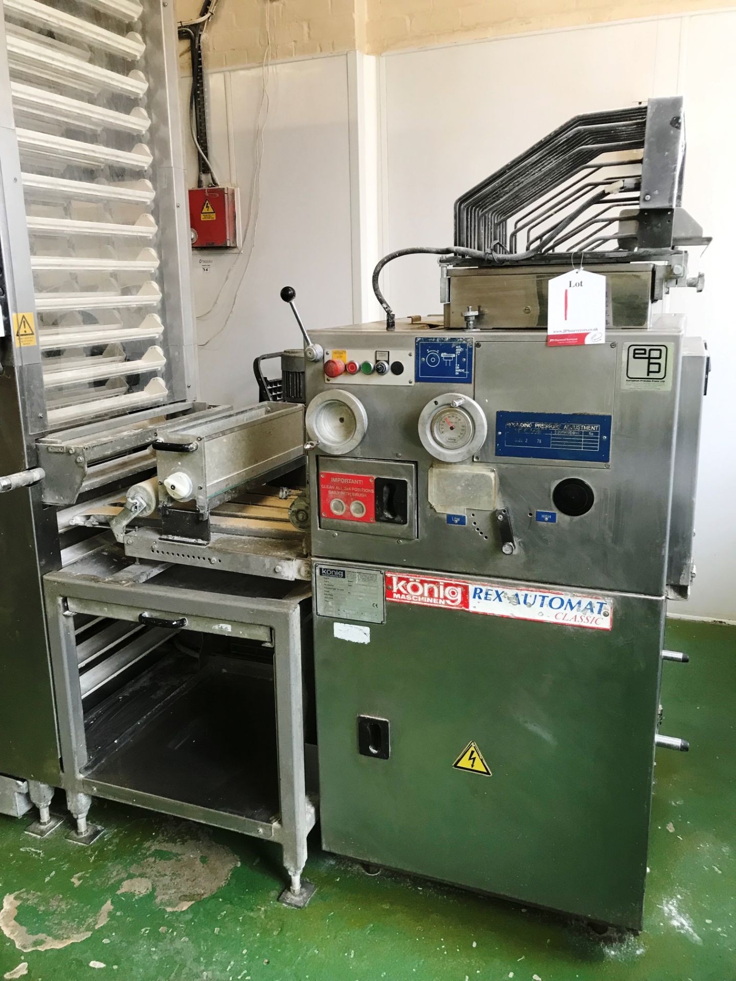 Koenig 4 Pocket Roll Plant - Incl: Prover|Divider/Rounder|Seeder | Pinner | Finger Roll - Bild 7 aus 21