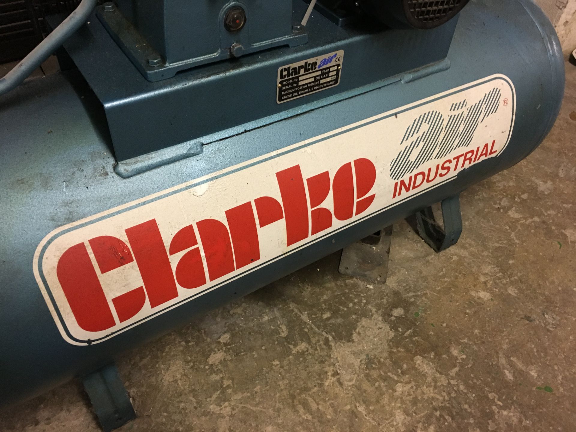 ClarkeAir Industrial Air Compressor - Spares & Repairs - Image 2 of 6