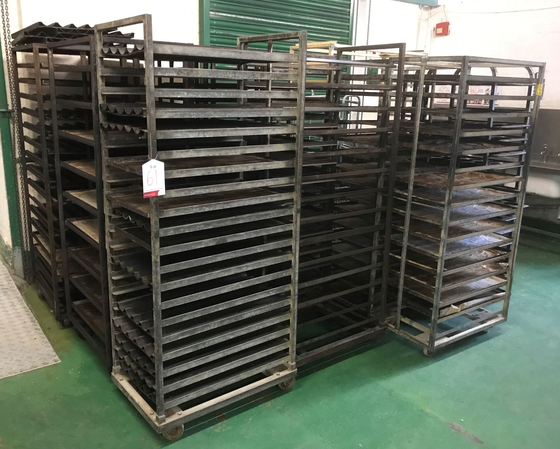 12 x Various Bakery Racks - As Pictured
