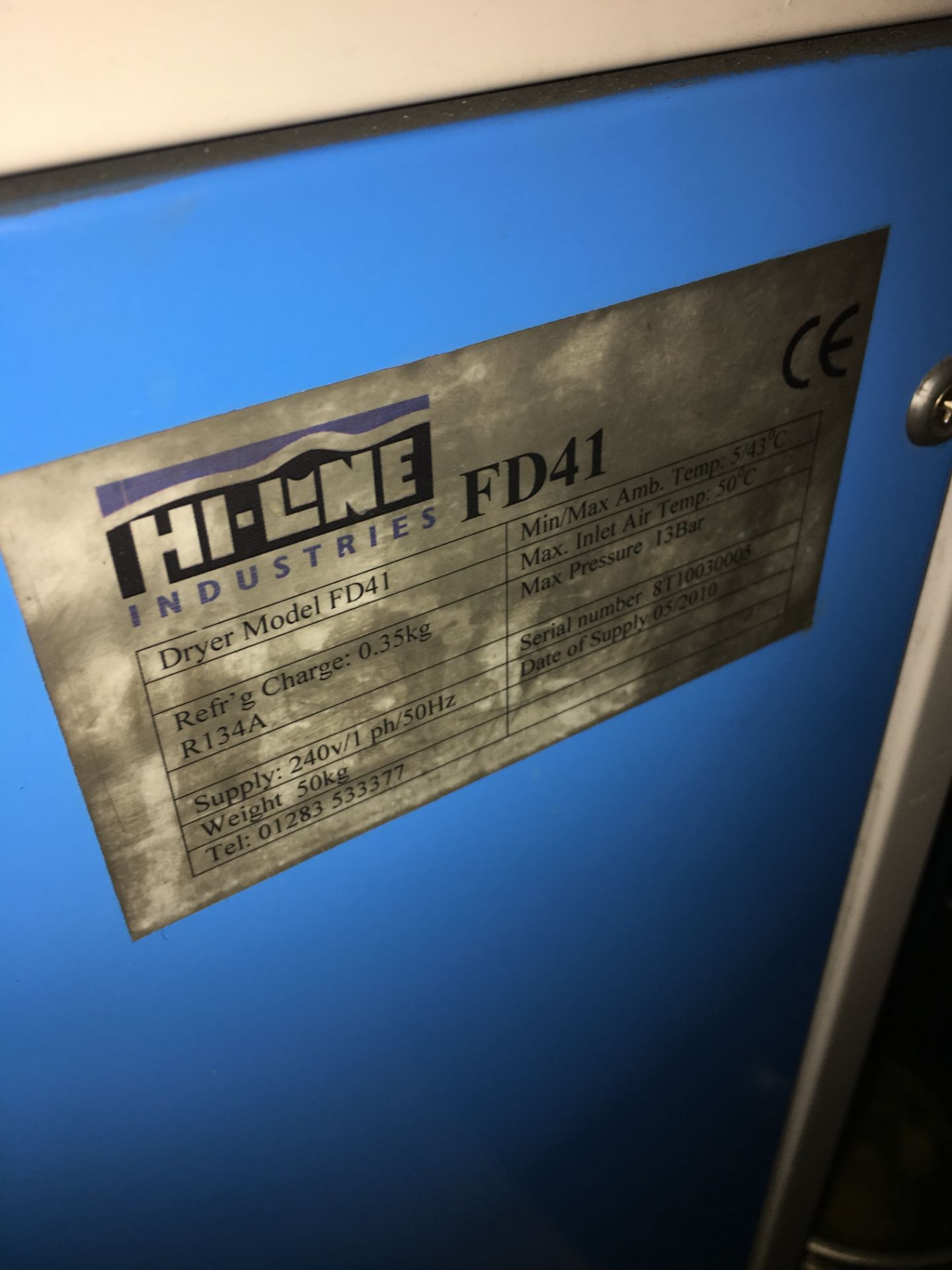 Hi-Line Industries FD41 Refrigeration Air Dryer - Image 3 of 4