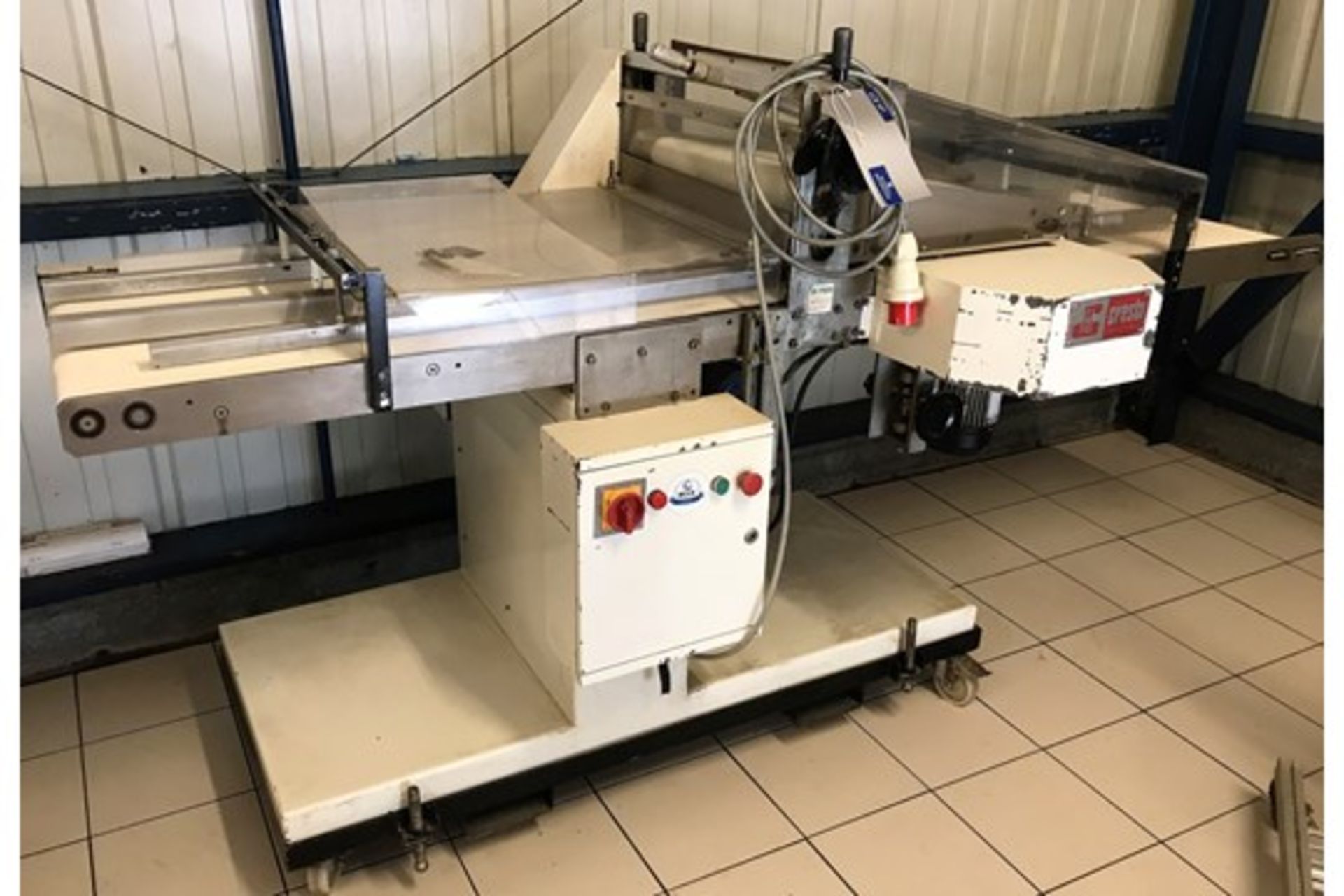 JC Custance Cresta Automatic Bun Slicing Machine on Mobile Base | Three Phase