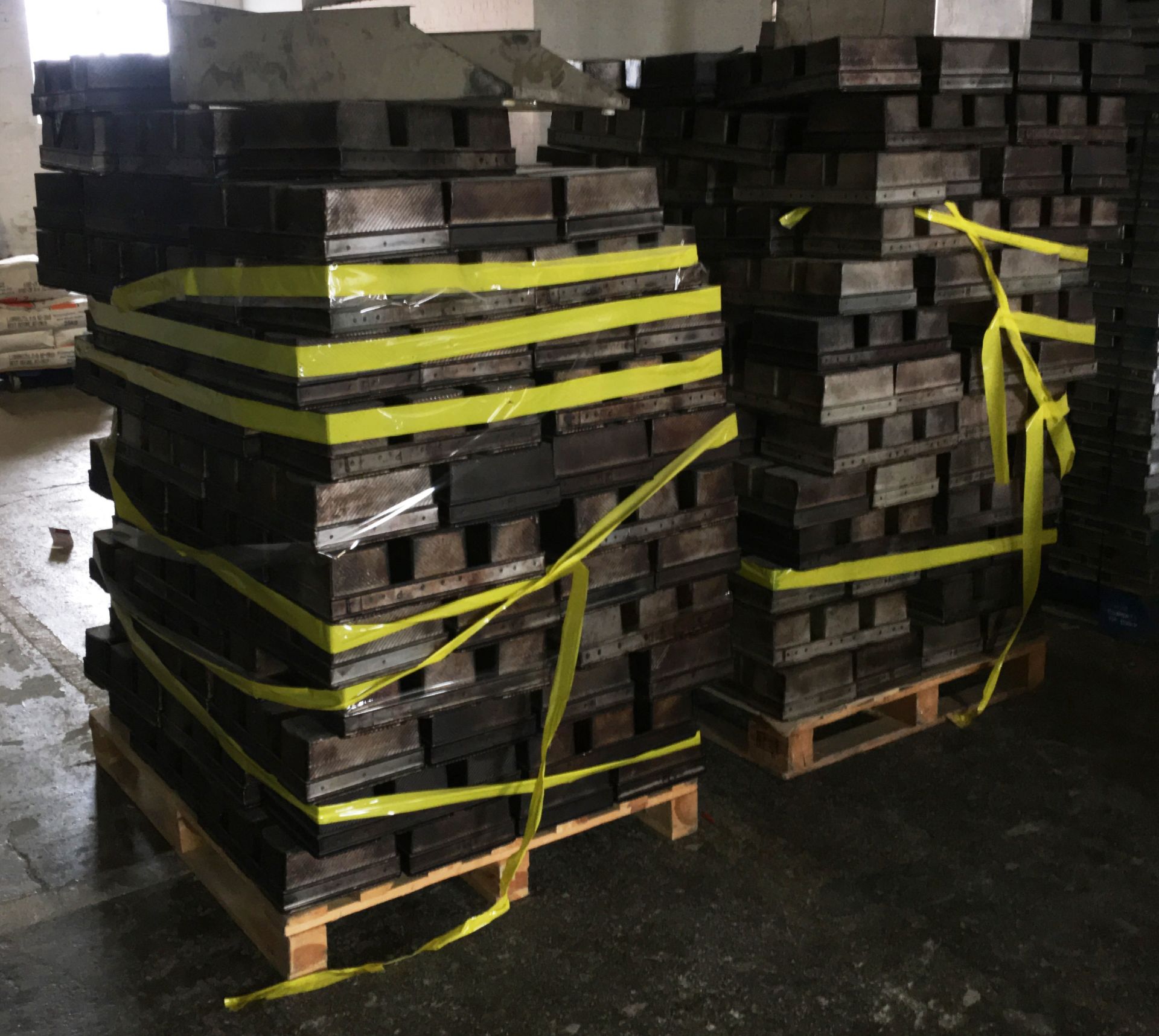 2 x Pallets of Spare/Used Metal Cake Tins - Approximately 150 per Pallet