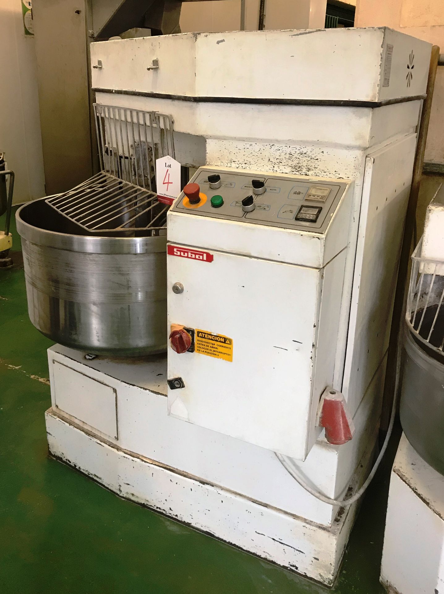 Subal AEX 80 Self-Emptying Sprial Mixer | 80kg | YOM: 2001 - Image 2 of 7