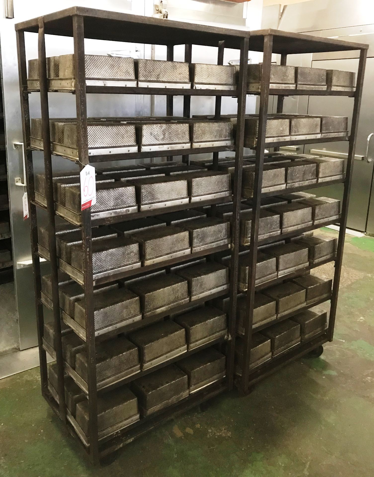 16 x 7 Level Bakery Racks w/ 3 Loaf Baking Tins - Approx 300+ Tins - Image 5 of 5