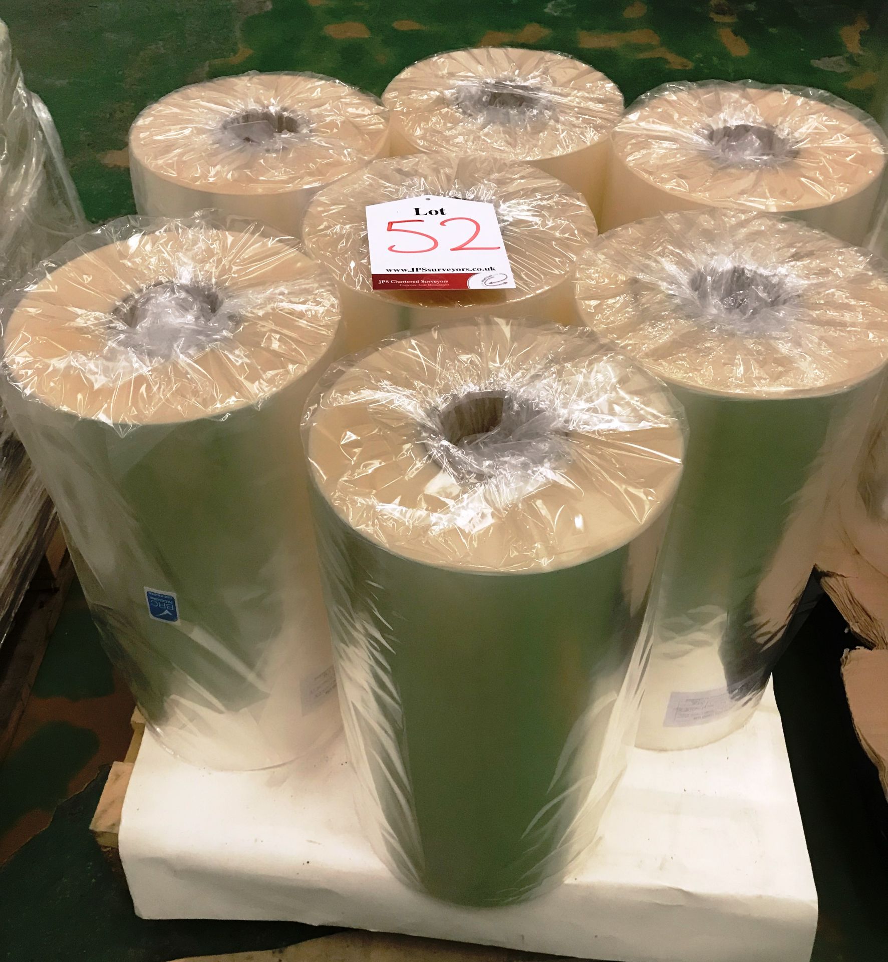 7 x Rolls of Packaging Film For Food Use | 450mm Width | 25 Gauge | 1500mtrs