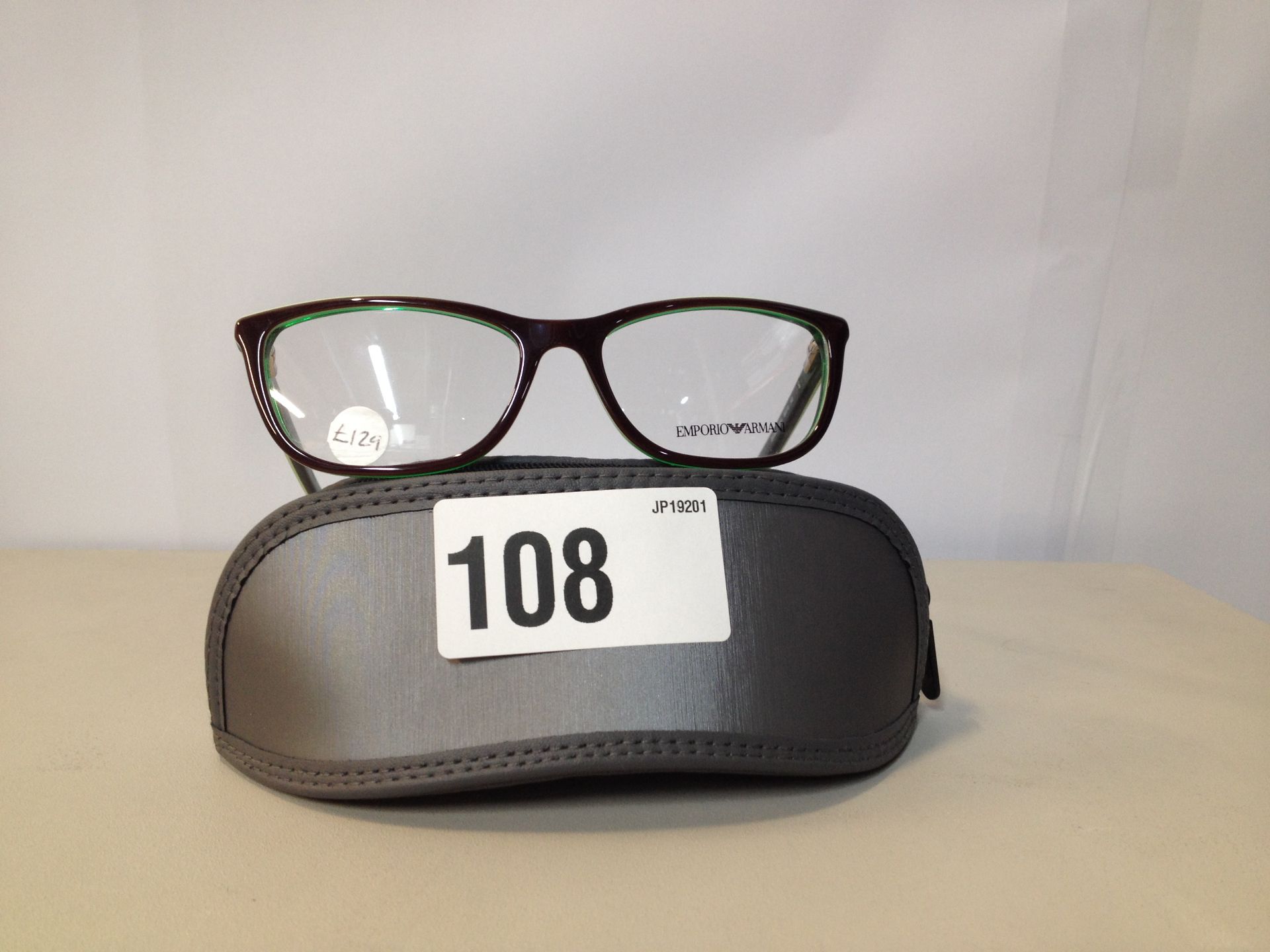 1x Pair of Emporio Armani reading glassses