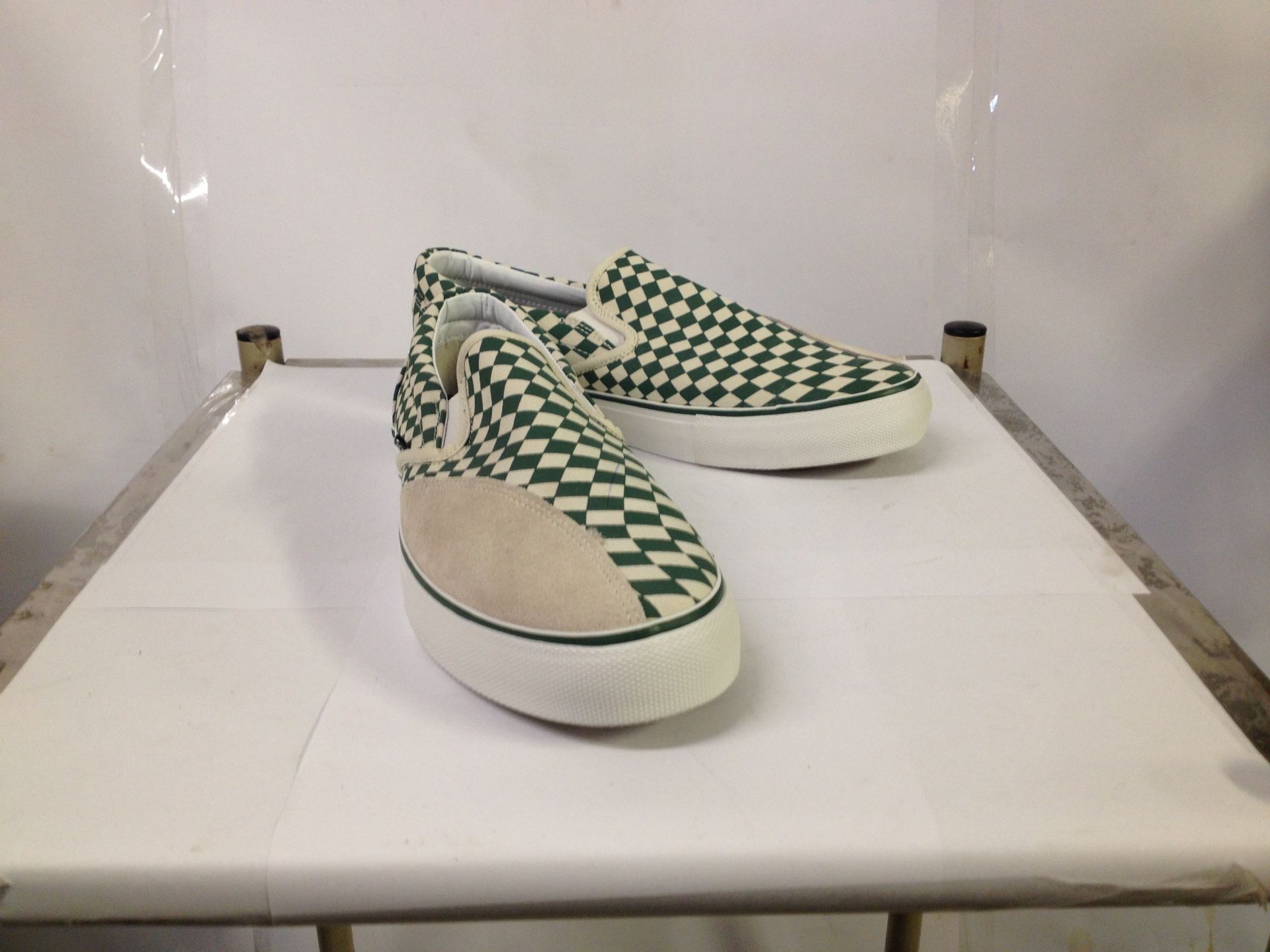 1 x Dodds Skate Shoe | Colour: Green Check Trip | UK Size: 8 | Unisex | RRP £ 55 - Image 2 of 2