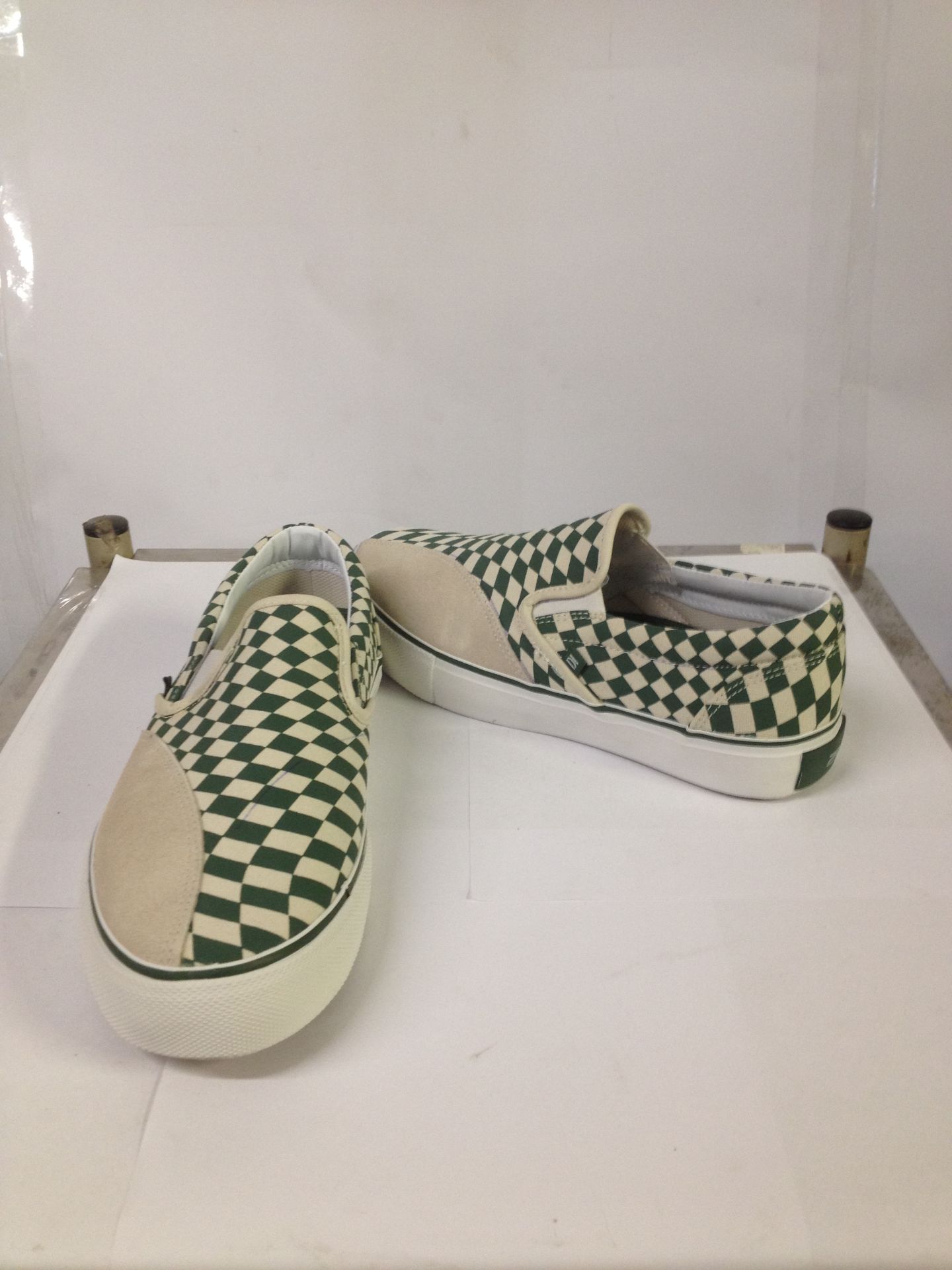 1 x Dodds Skate Shoe | Colour: Green Check Trip | UK Size: 6 | Unisex | RRP £ 55 - Image 2 of 2