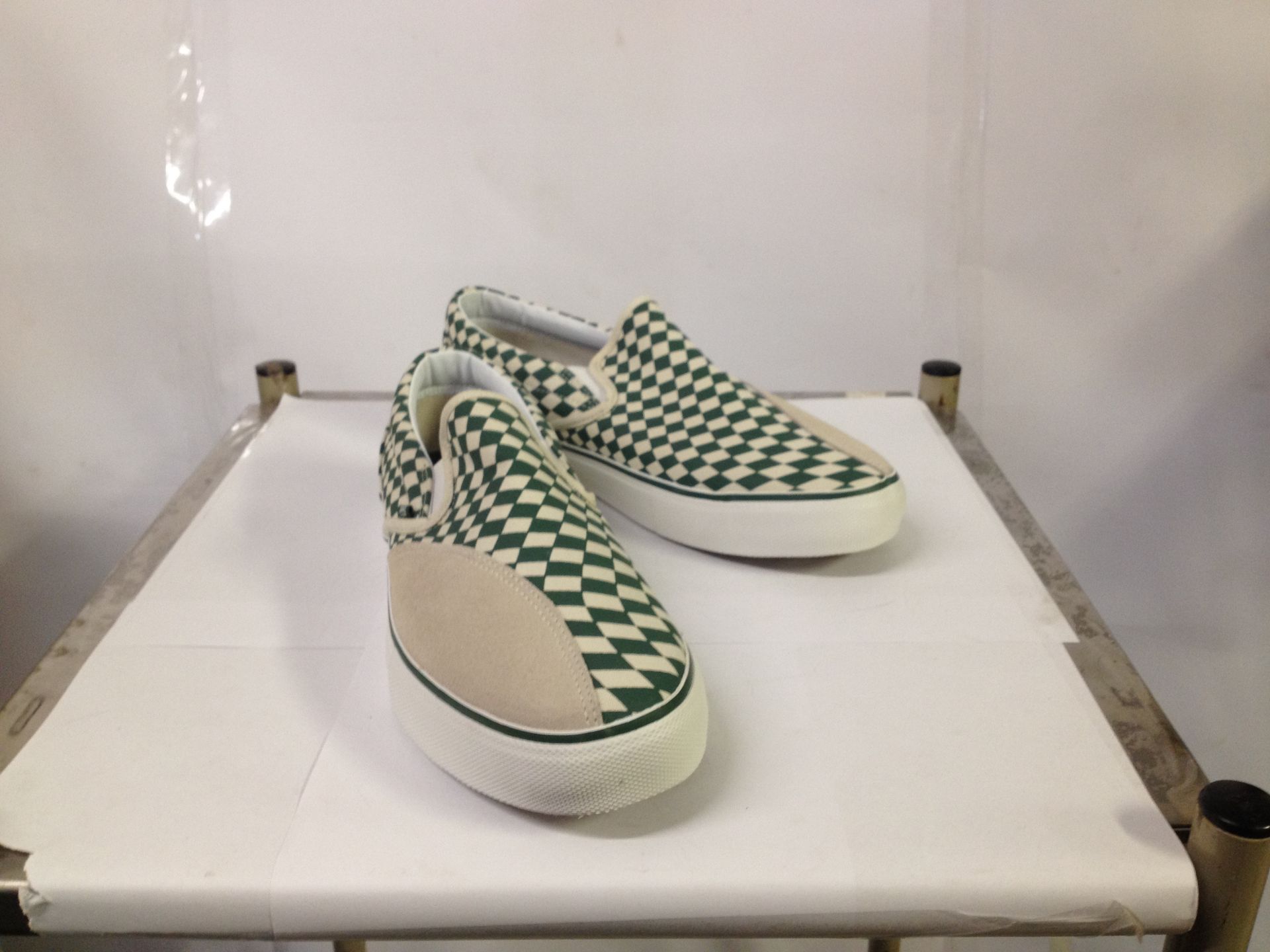 1 x Dodds Skate Shoe | Colour: Green Check Trip | UK Size: 9 | Unisex | RRP £ 55 - Image 2 of 2