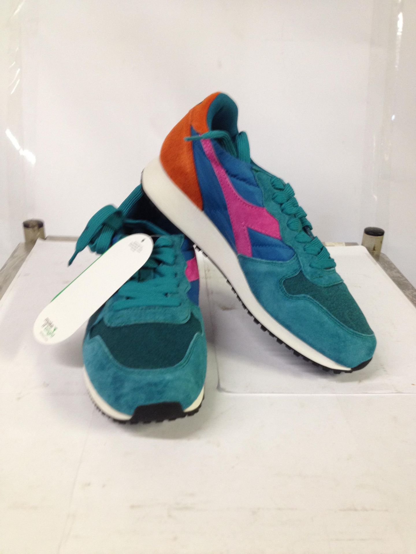 1 x Diadora Trainers | Tornado MII Valanga Azzurra | Colour: Emerald | UK Size: 6 | RRP £ 120